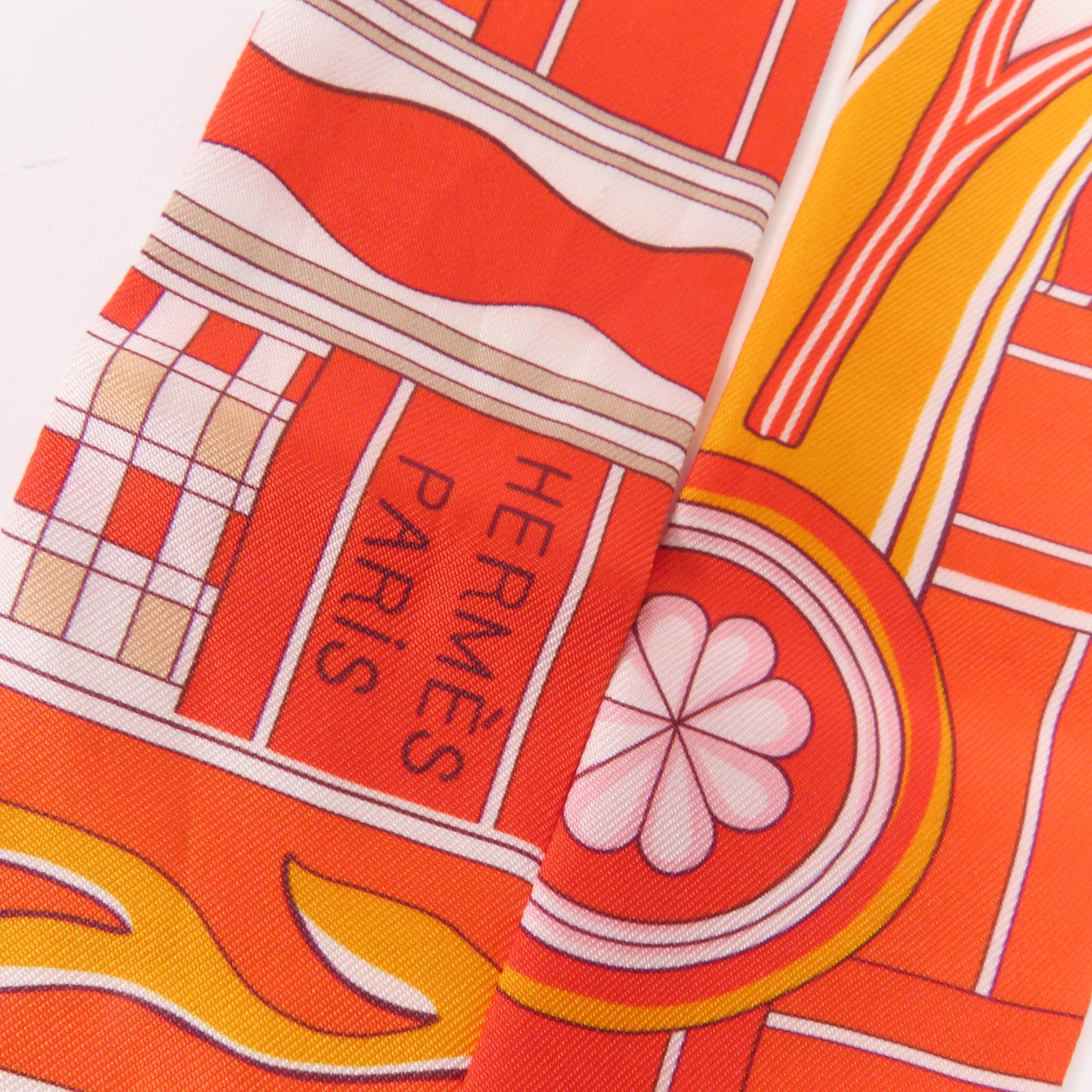 HERMES 絲質Twilly絲巾