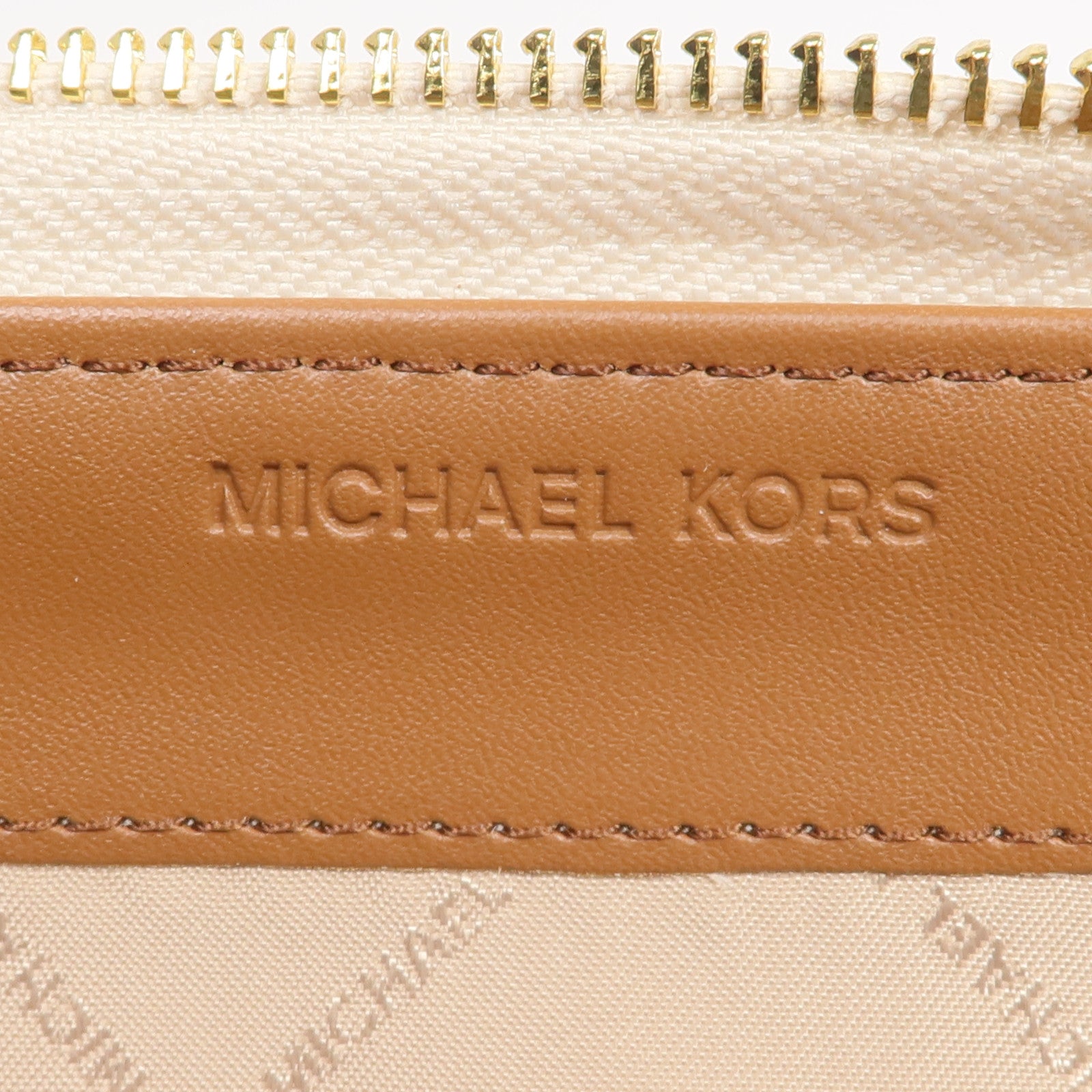 Michael Kors 塗層帆布Long Wallet金扣長錢包