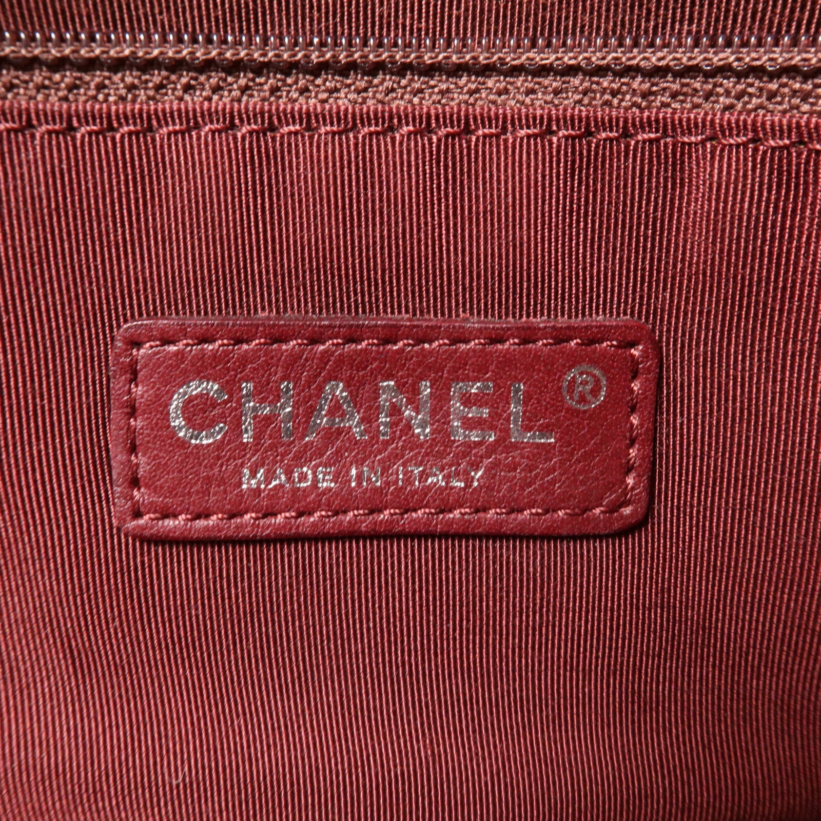 CHANEL 牛皮皮革Chain Shoulder Bag鏈帶肩背袋