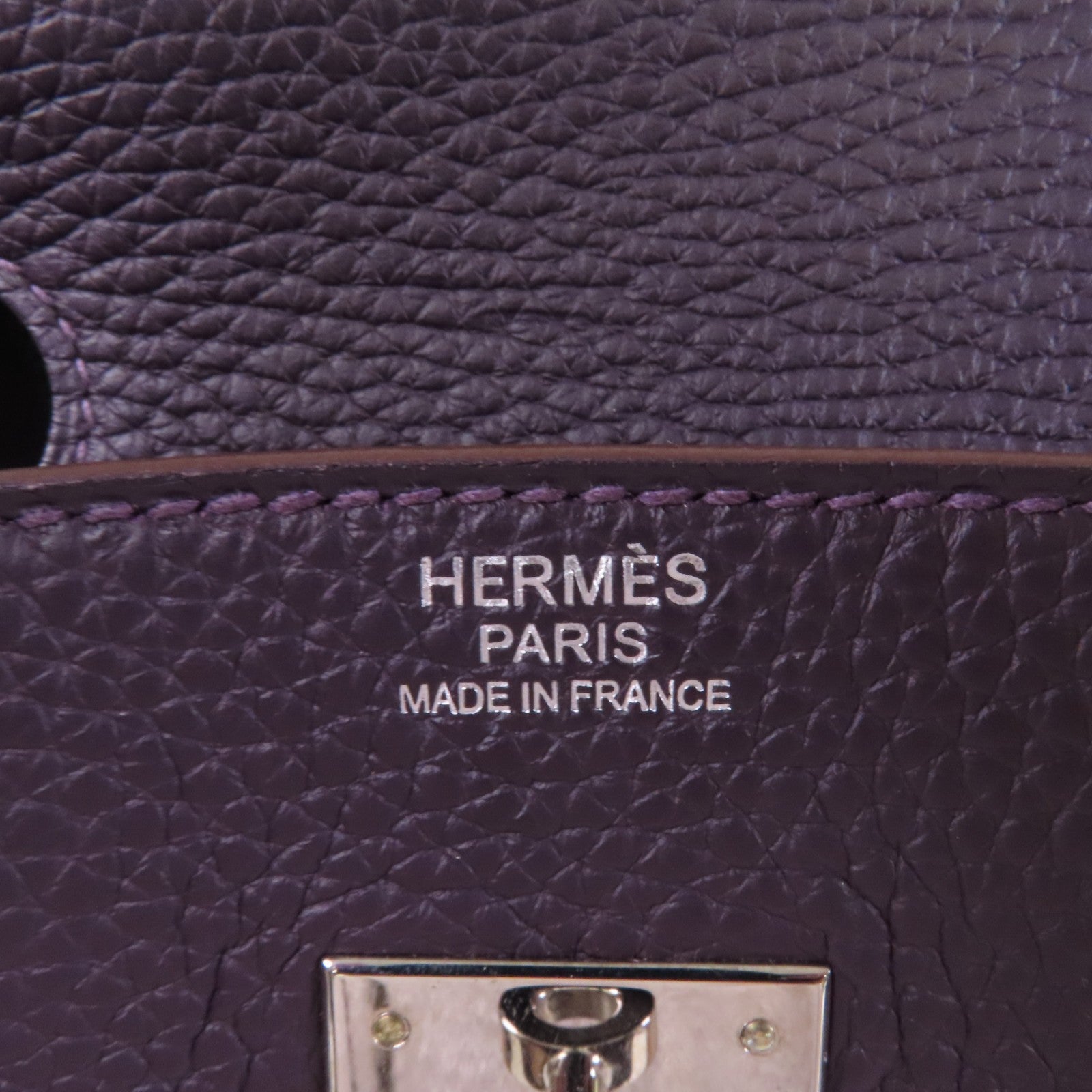 HERMES Togo皮革Birkin 30銀扣手挽袋