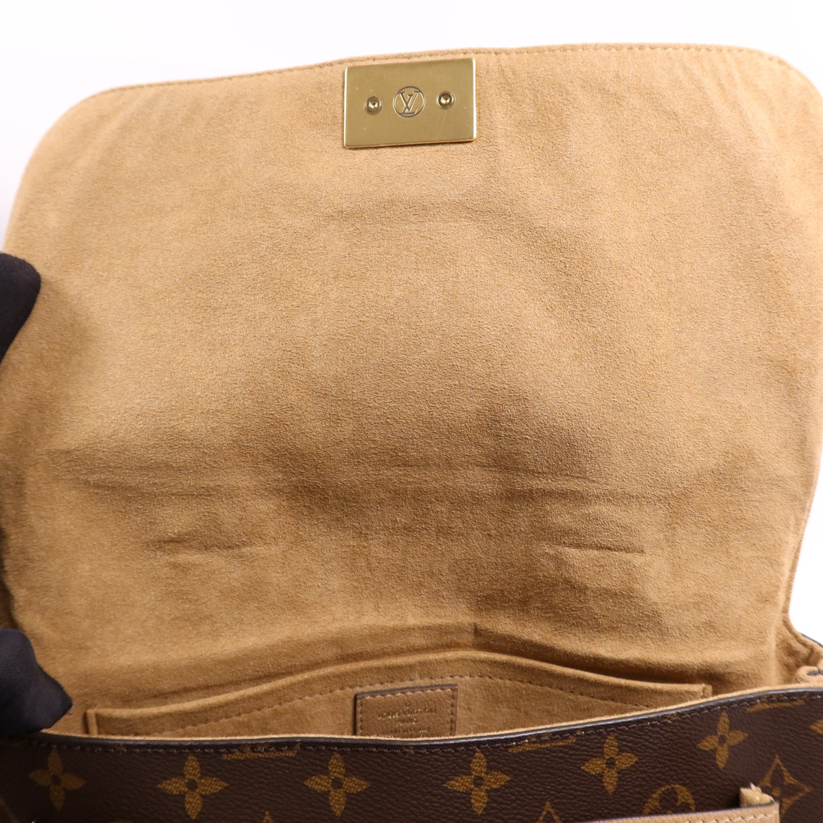 LOUIS VUITTON Monogram Marignan金扣手挽肩背兩用袋