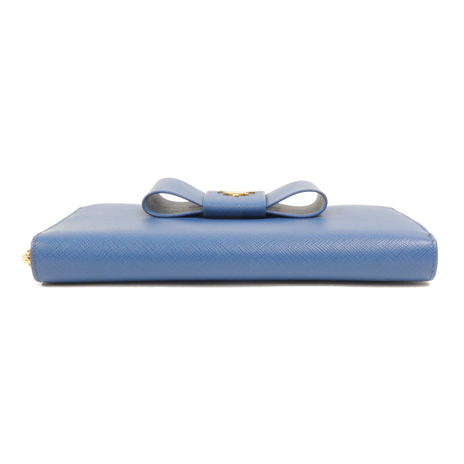PRADA Saffiano皮革Fiocco Bow Long Wallet長錢包