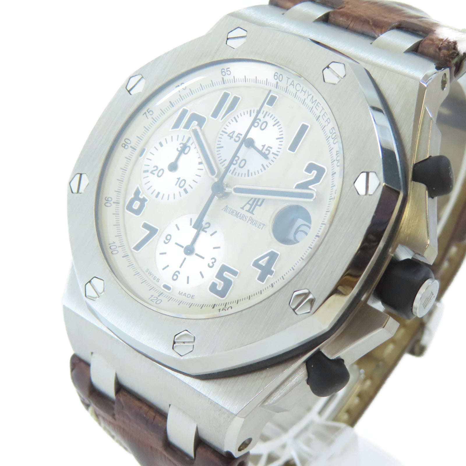 AUDEMARS PIGUET Royal Oak Offshore Chronograph不鏽鋼手錶自動機芯白色