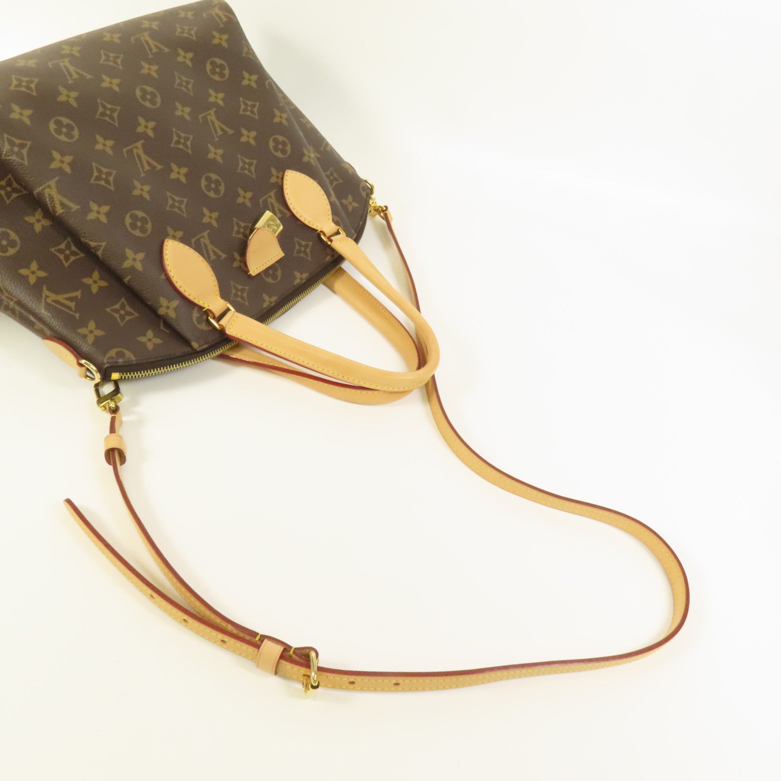 LOUIS VUITTON Monogram Rivoli MM金扣手挽肩背兩用袋
