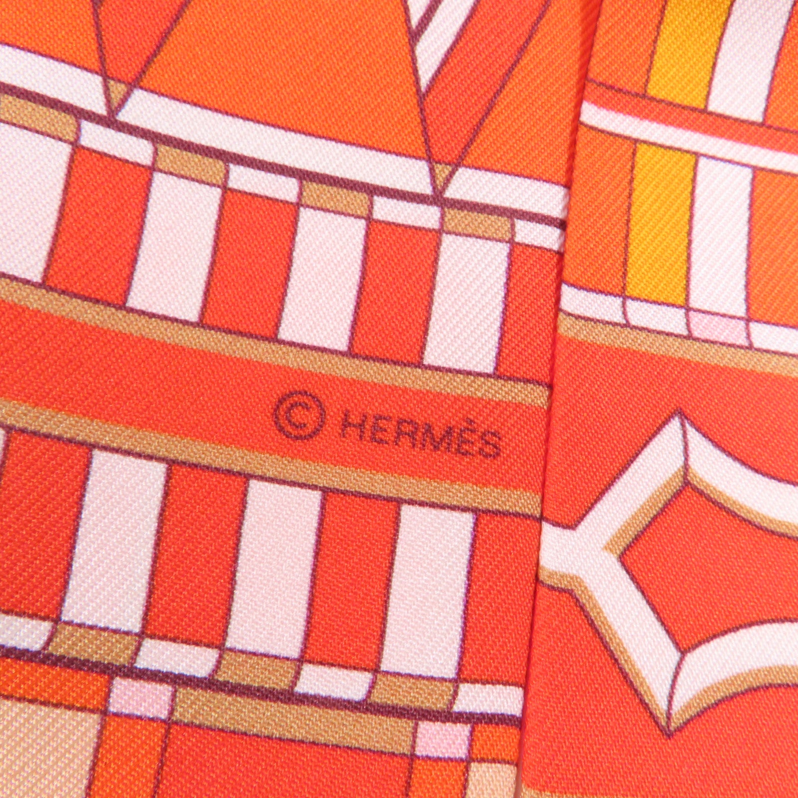 HERMES 絲質Twilly絲巾