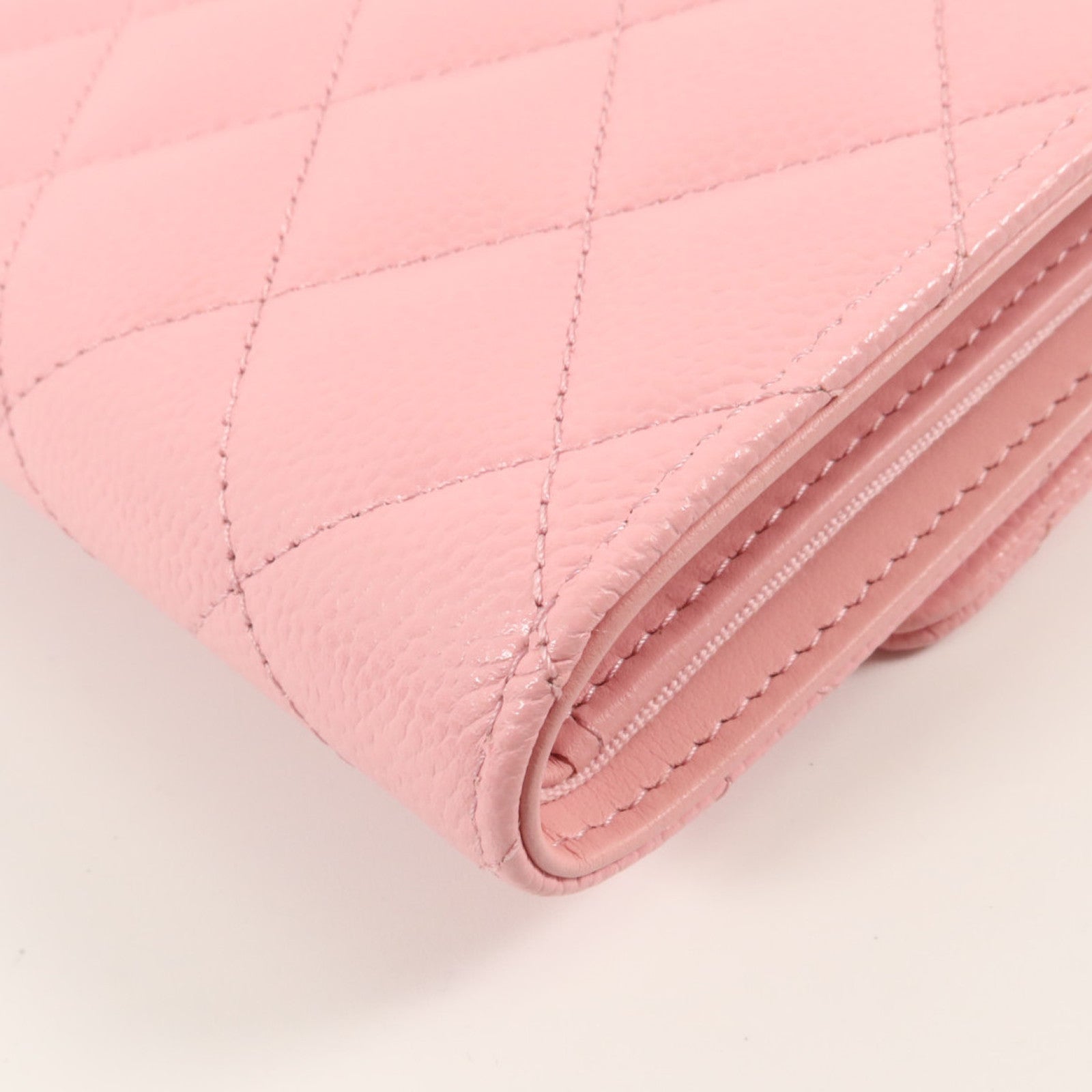 CHANEL 牛皮皮革Classic Medium Flap Wallet金扣錢包