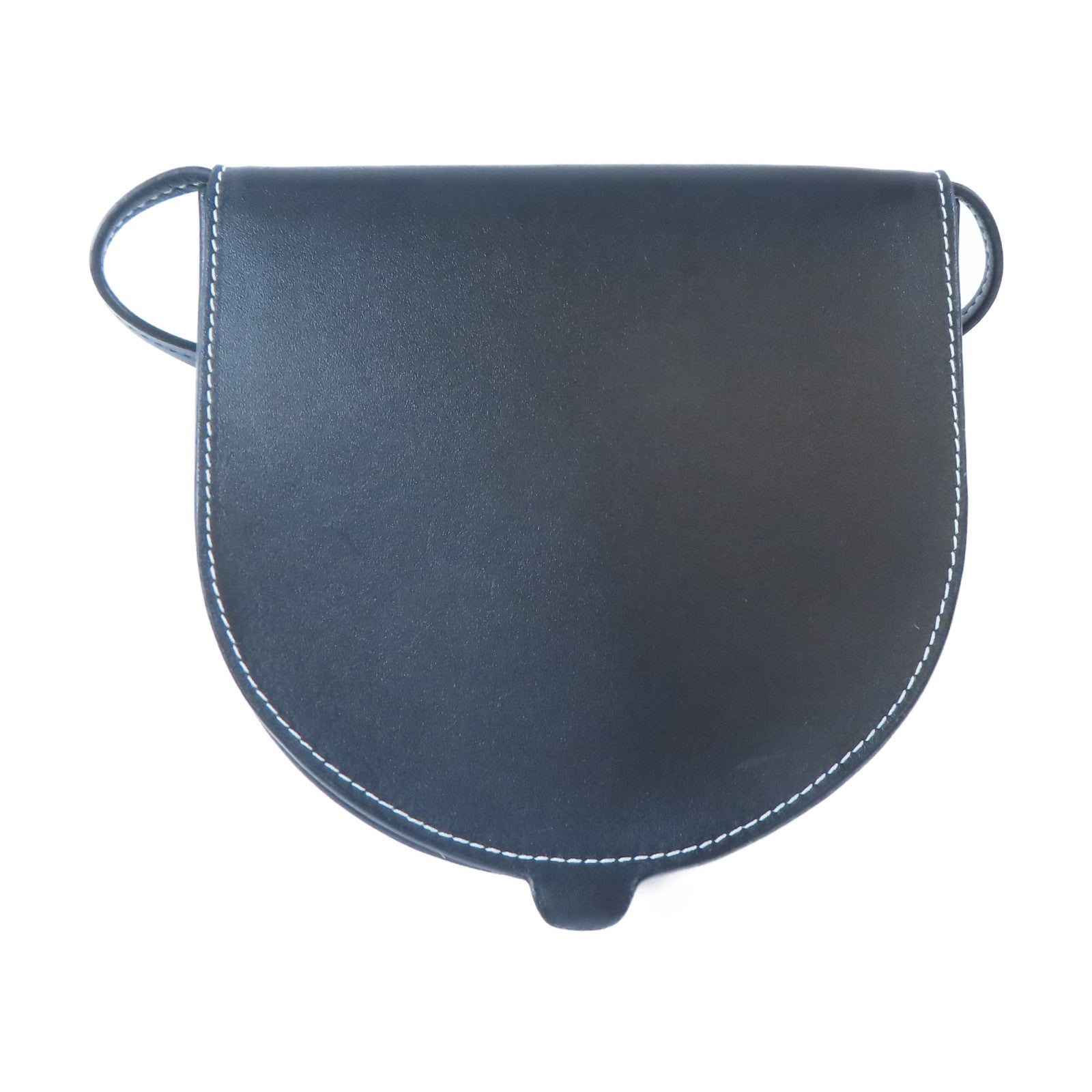 LOEWE 牛皮皮革Heel Pouch Small肩背袋黑色