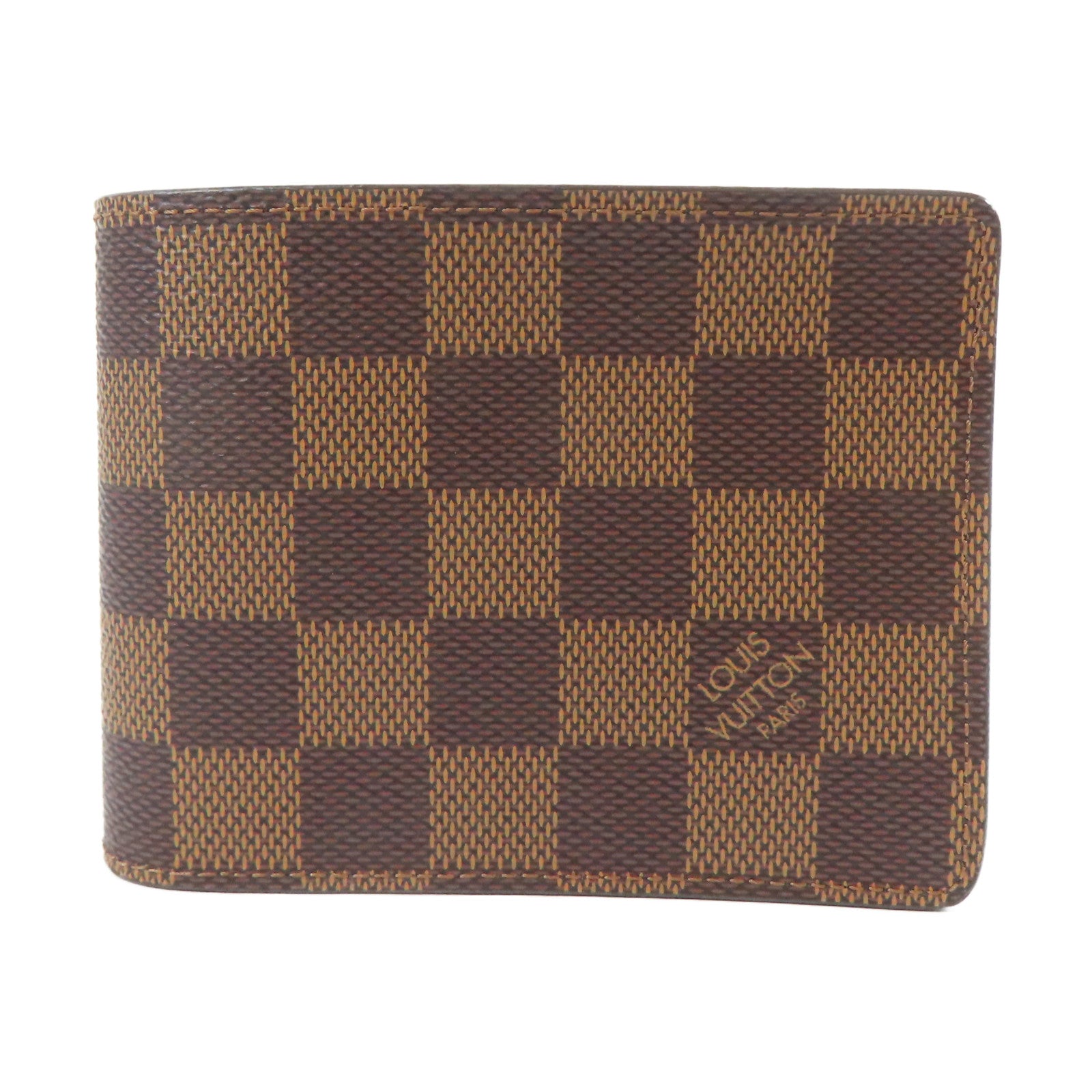 LOUIS VUITTON Damier Slender錢包啡色