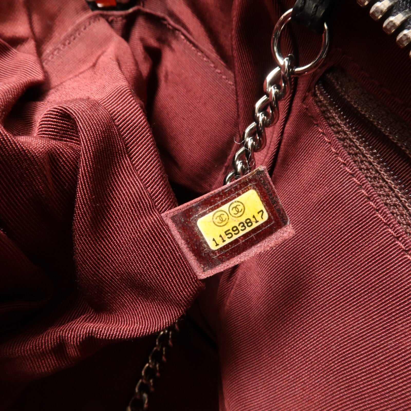 CHANEL 牛皮皮革Chain Shoulder Bag鏈帶肩背袋