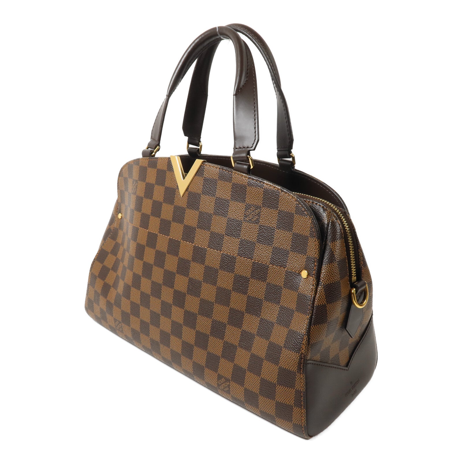 LOUIS VUITTON Damier Kensington Bowling手挽肩背兩用袋
