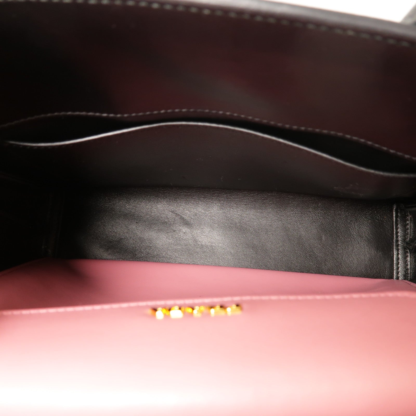 PRADA 牛皮皮革2 Way Shoulder Bag金扣手挽肩背兩用袋