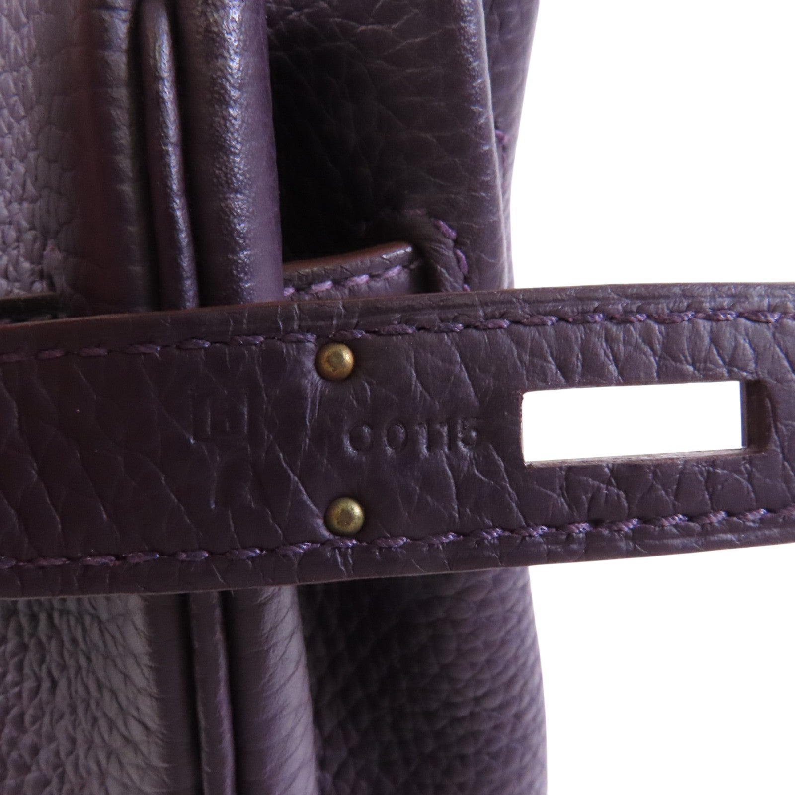 HERMES Togo皮革Birkin 30銀扣手挽袋