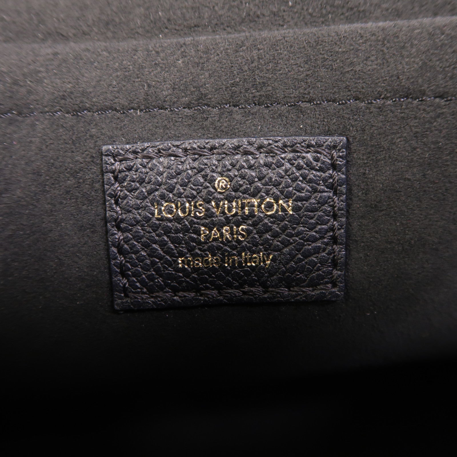 LOUIS VUITTON Monogram Empreinte Vavin BB金扣鏈帶肩背袋