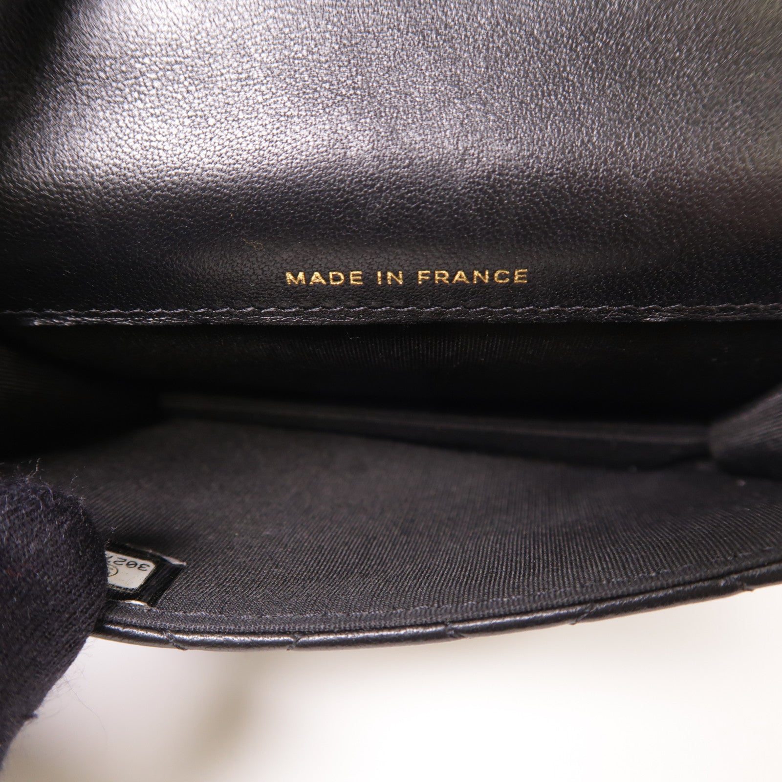 CHANEL 羊皮皮革Handle Mini Bag金扣鏈帶手挽肩背兩用袋