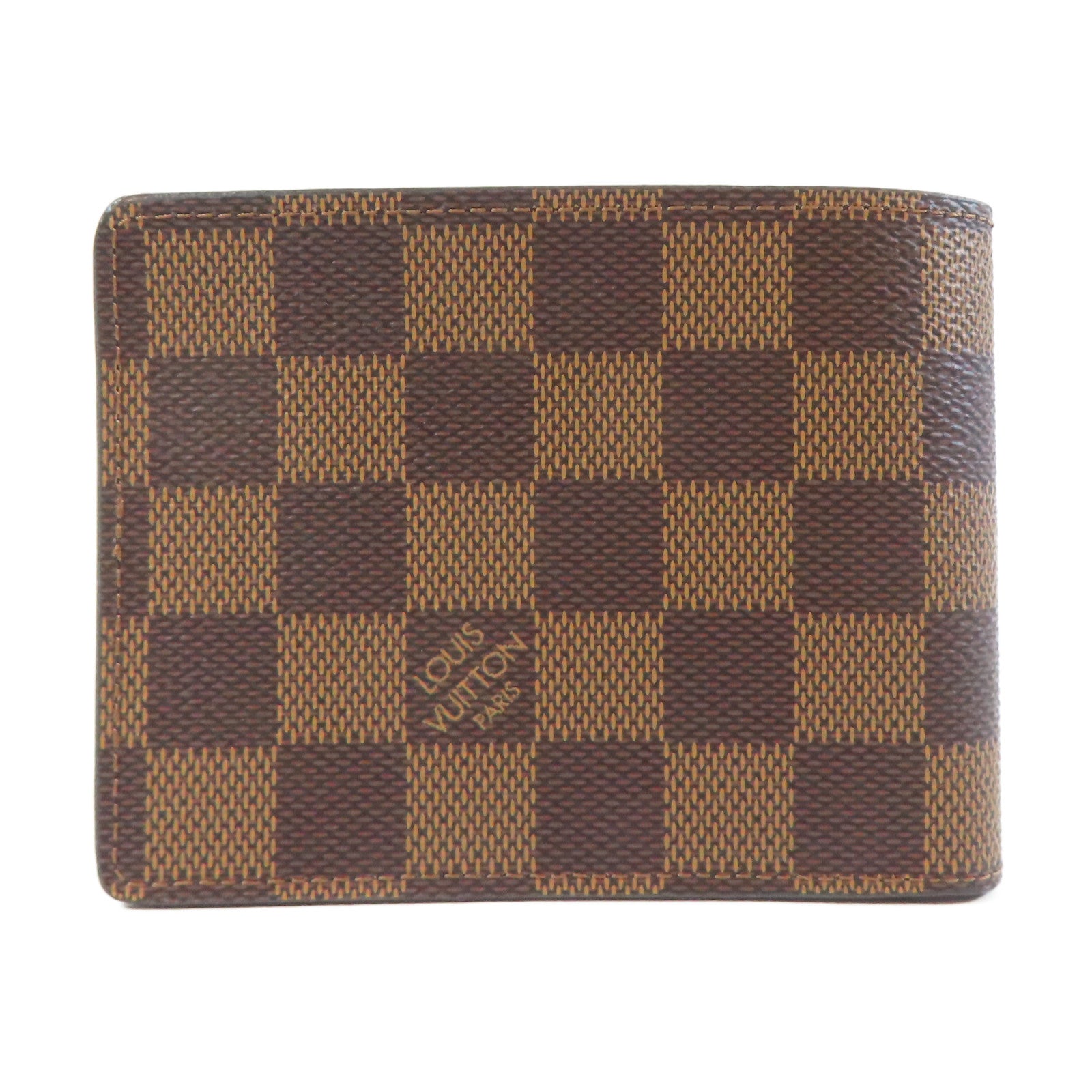 LOUIS VUITTON Damier Slender錢包啡色