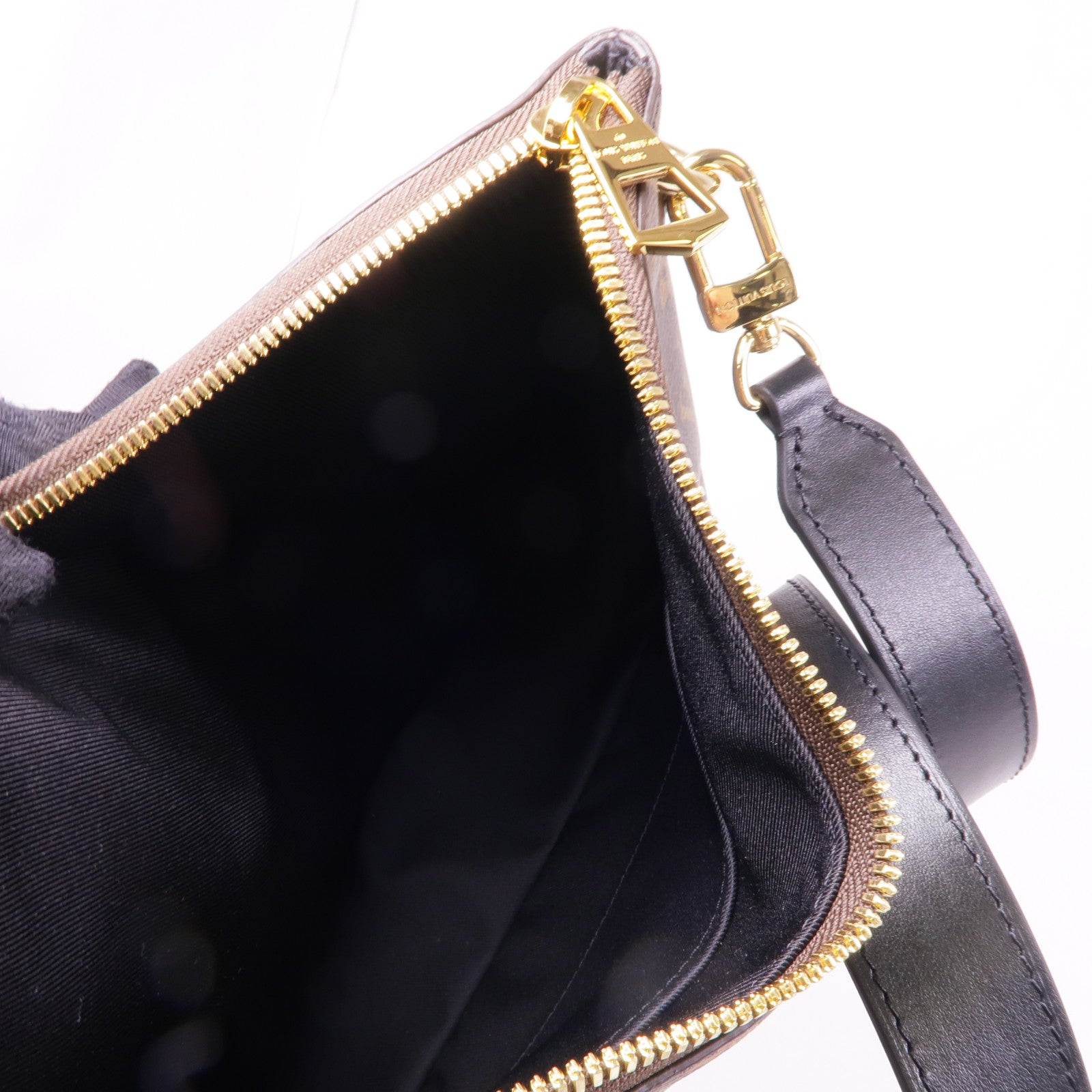 LOUIS VUITTON LV GHW Odeon MM Shoulder Bag M45352 Monogram Brown
