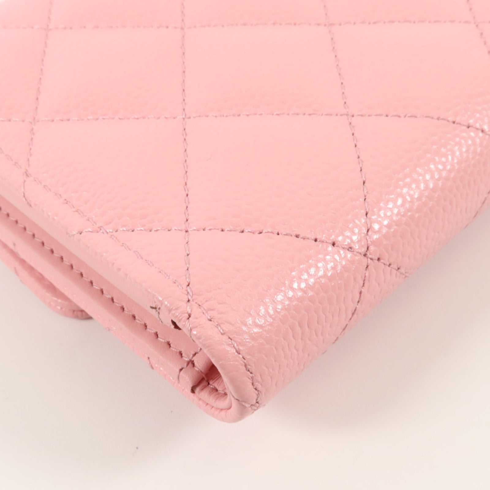 CHANEL 牛皮皮革Classic Medium Flap Wallet金扣錢包