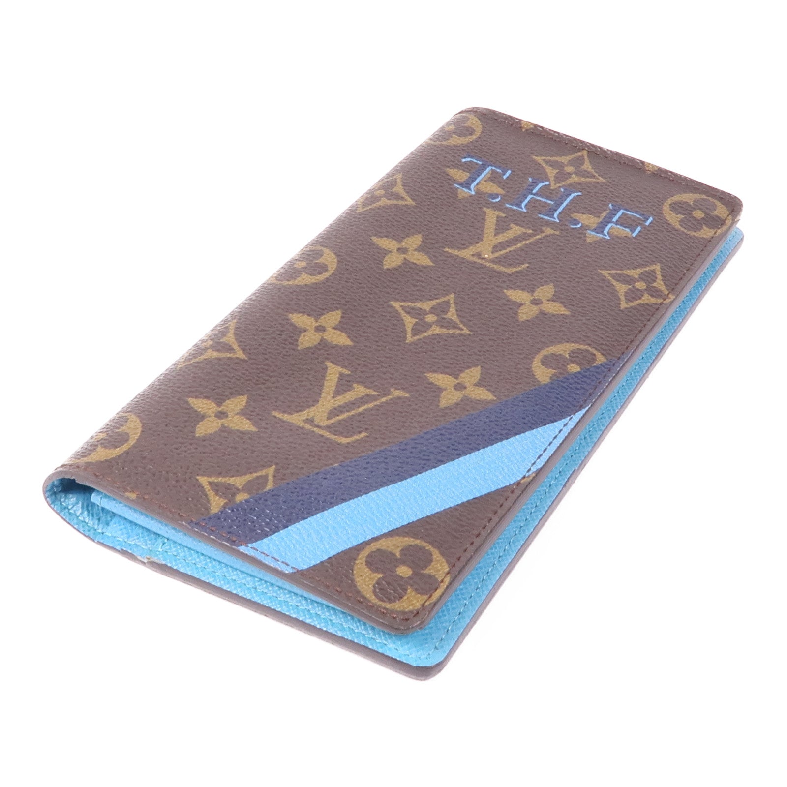 LOUIS VUITTON Monogram Brazza Wallet金扣長錢包