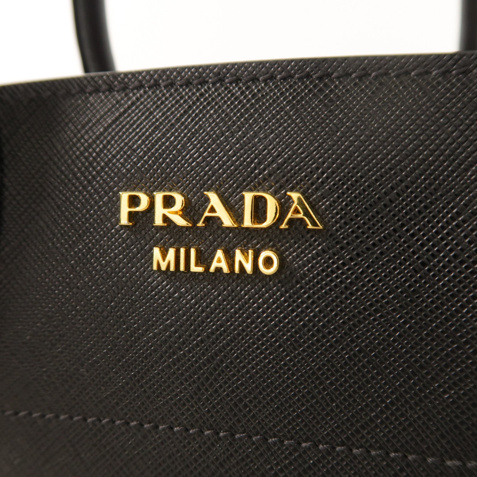 PRADA 牛皮皮革2 Way Shoulder Bag金扣手挽肩背兩用袋