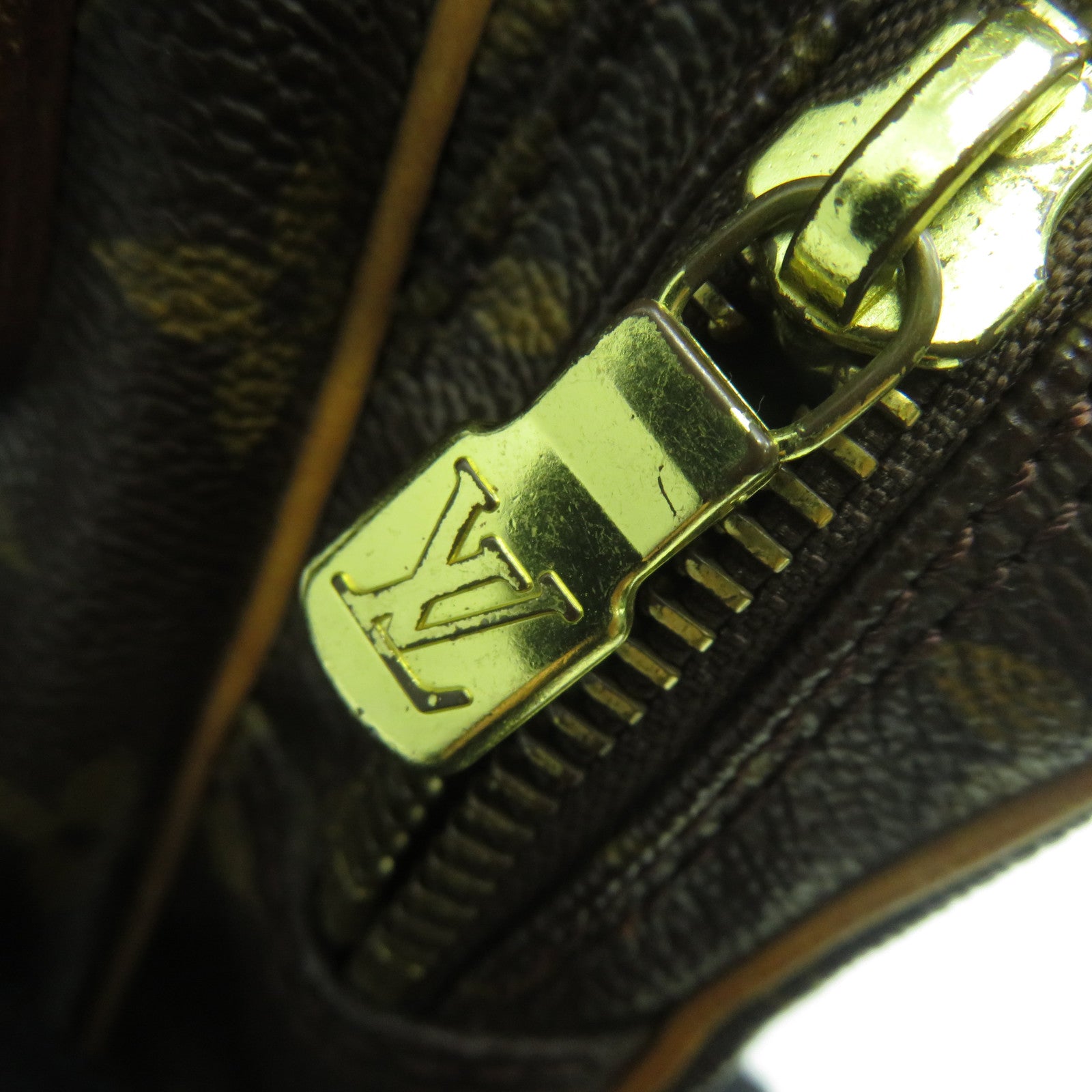 LOUIS VUITTON Monogram Amazon金扣肩背袋啡色
