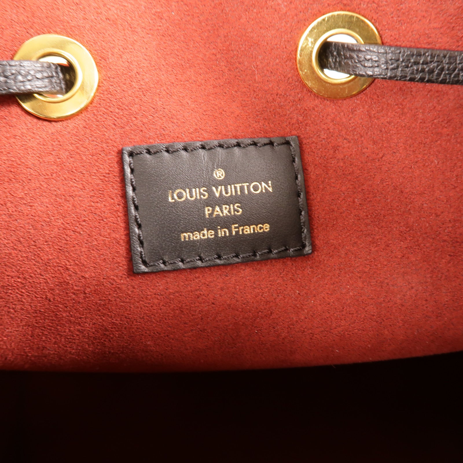 LOUIS VUITTON Monogram Empreinte Bicolor Neo Noe MM金扣手挽肩背兩用袋
