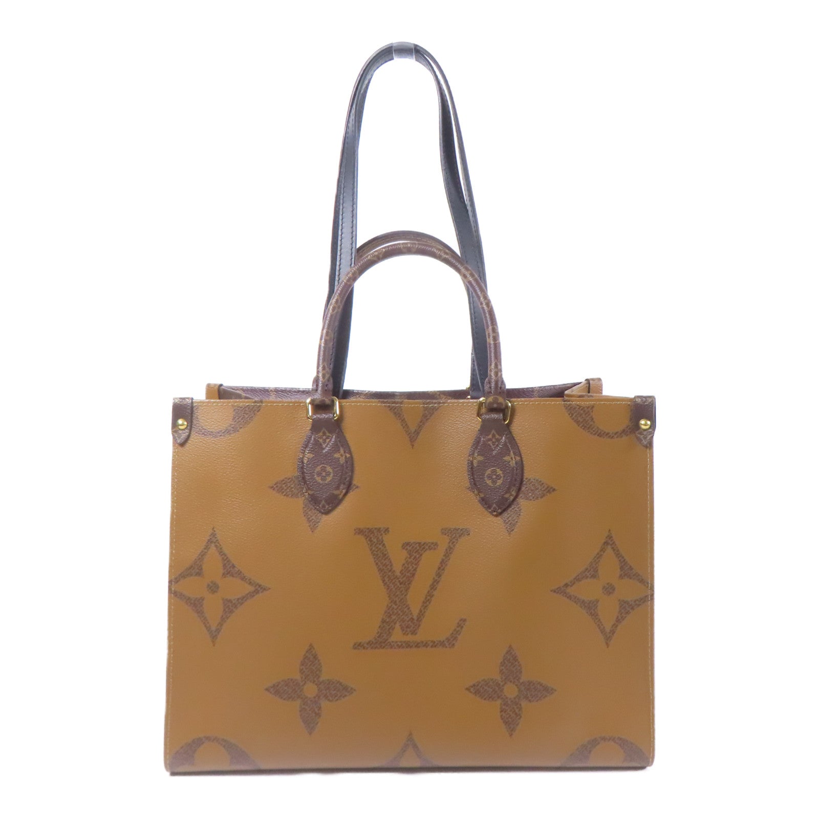 Louis Vuitton LV GHW On The Go MM 2way Shoulder Bag Monogram Giant Brown