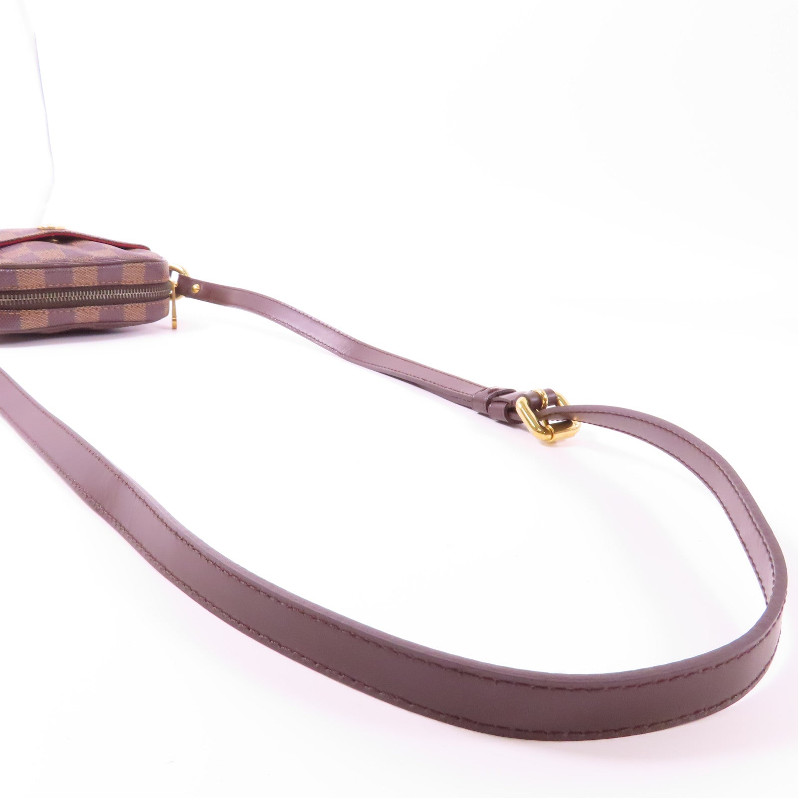 LOUIS VUITTON Damier Rift金扣肩背袋啡色