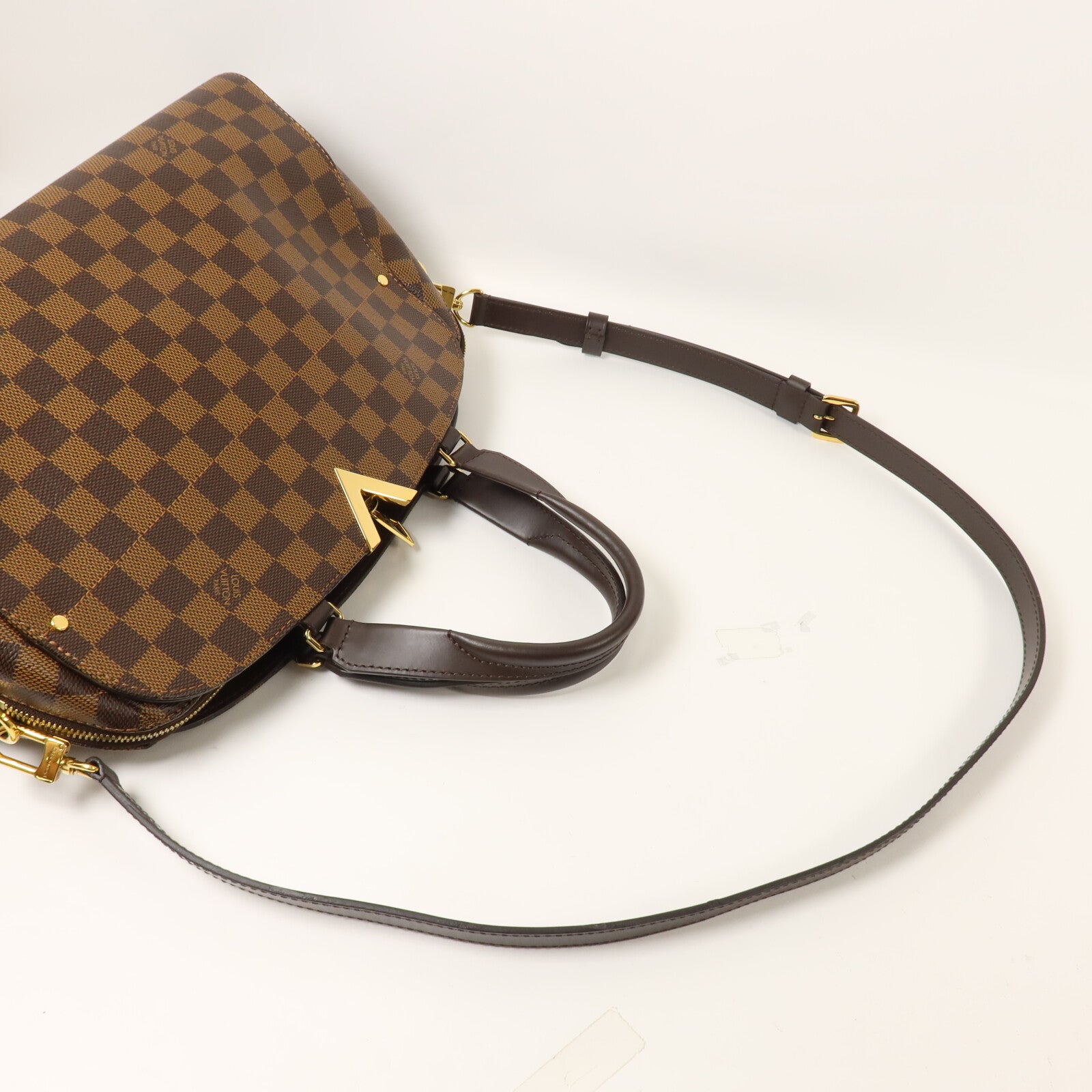 LOUIS VUITTON Damier Kensington Bowling手挽肩背兩用袋