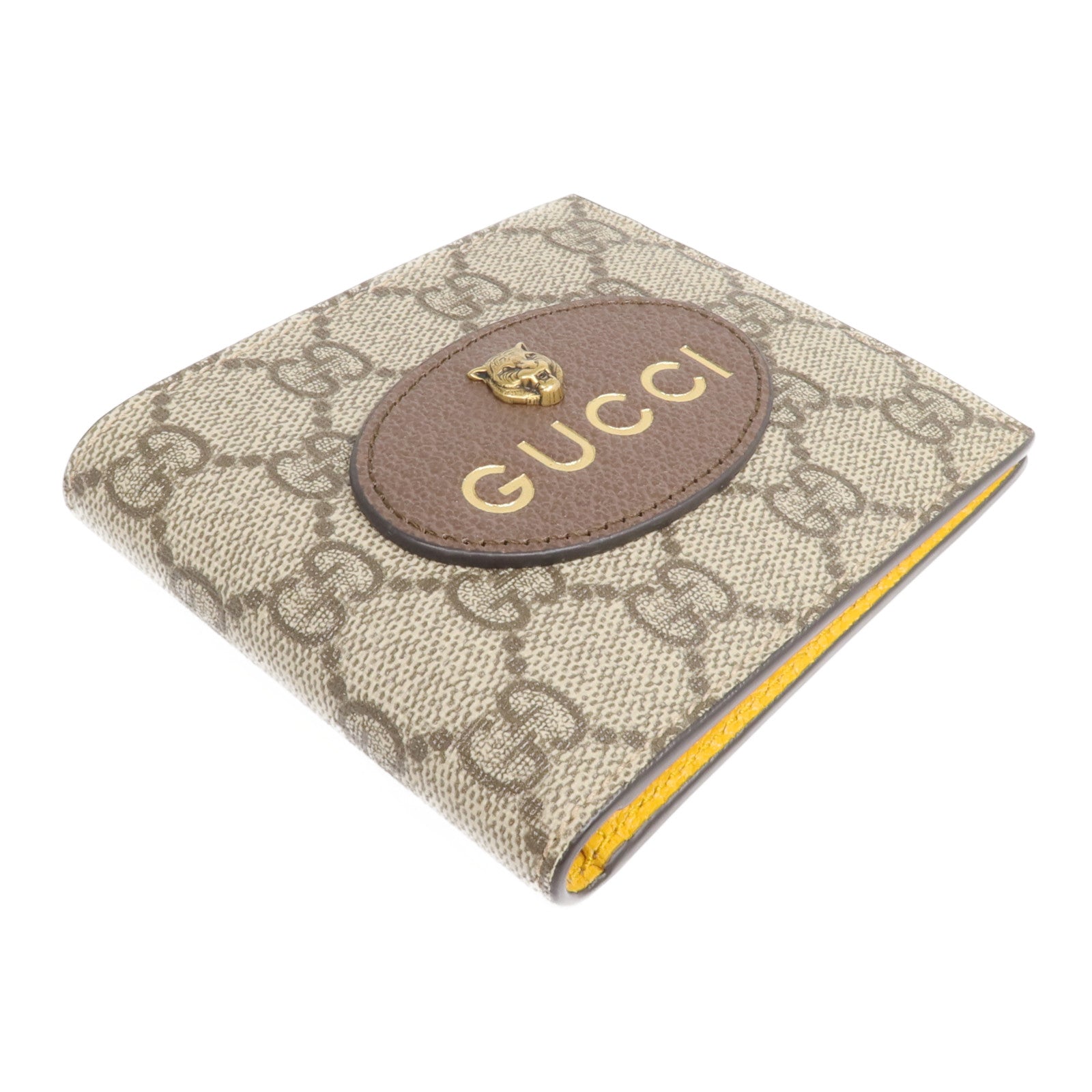 GUCCI 塗層帆布Wallet金扣錢包