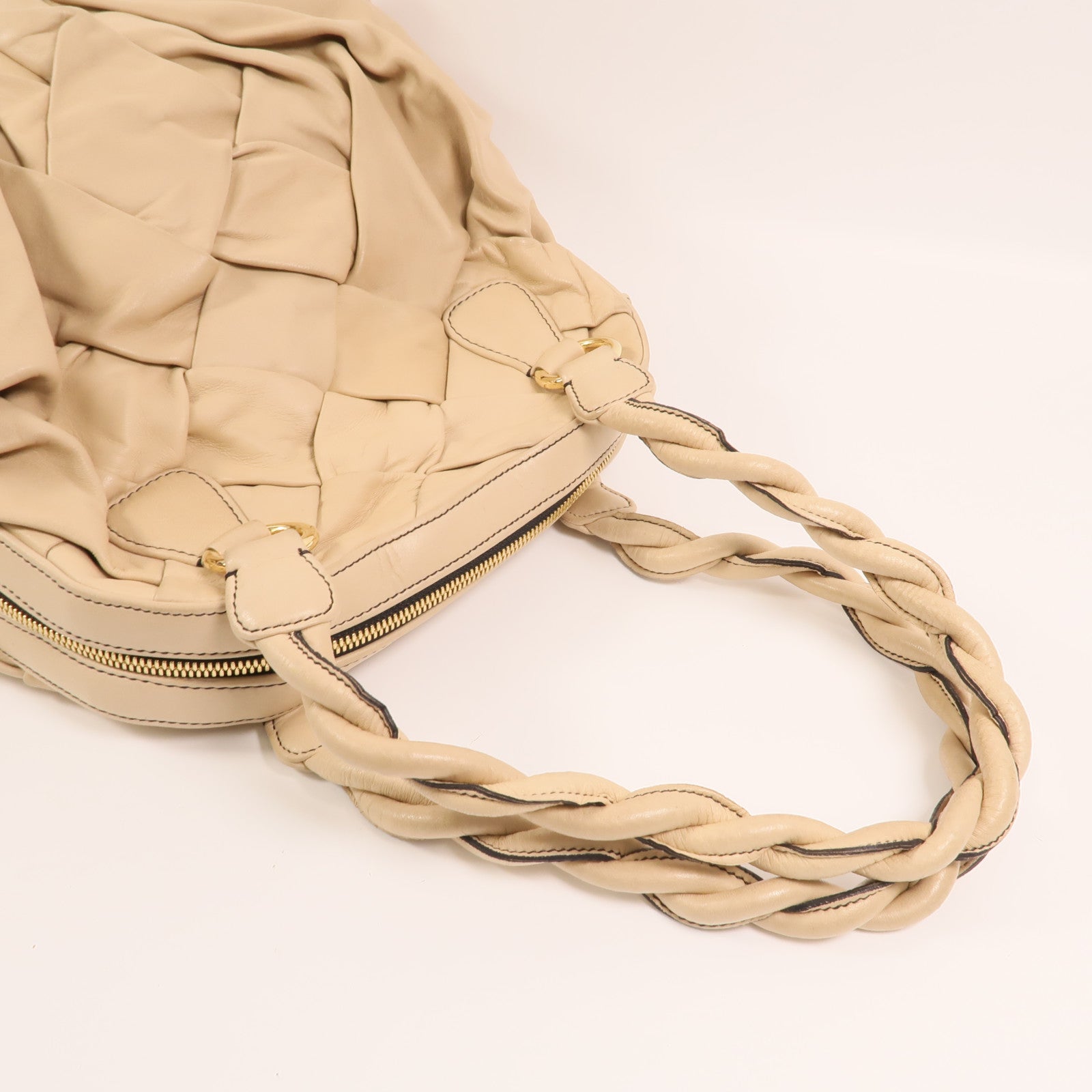 Valentino 羊皮皮革Shoulder Bag金扣肩背袋