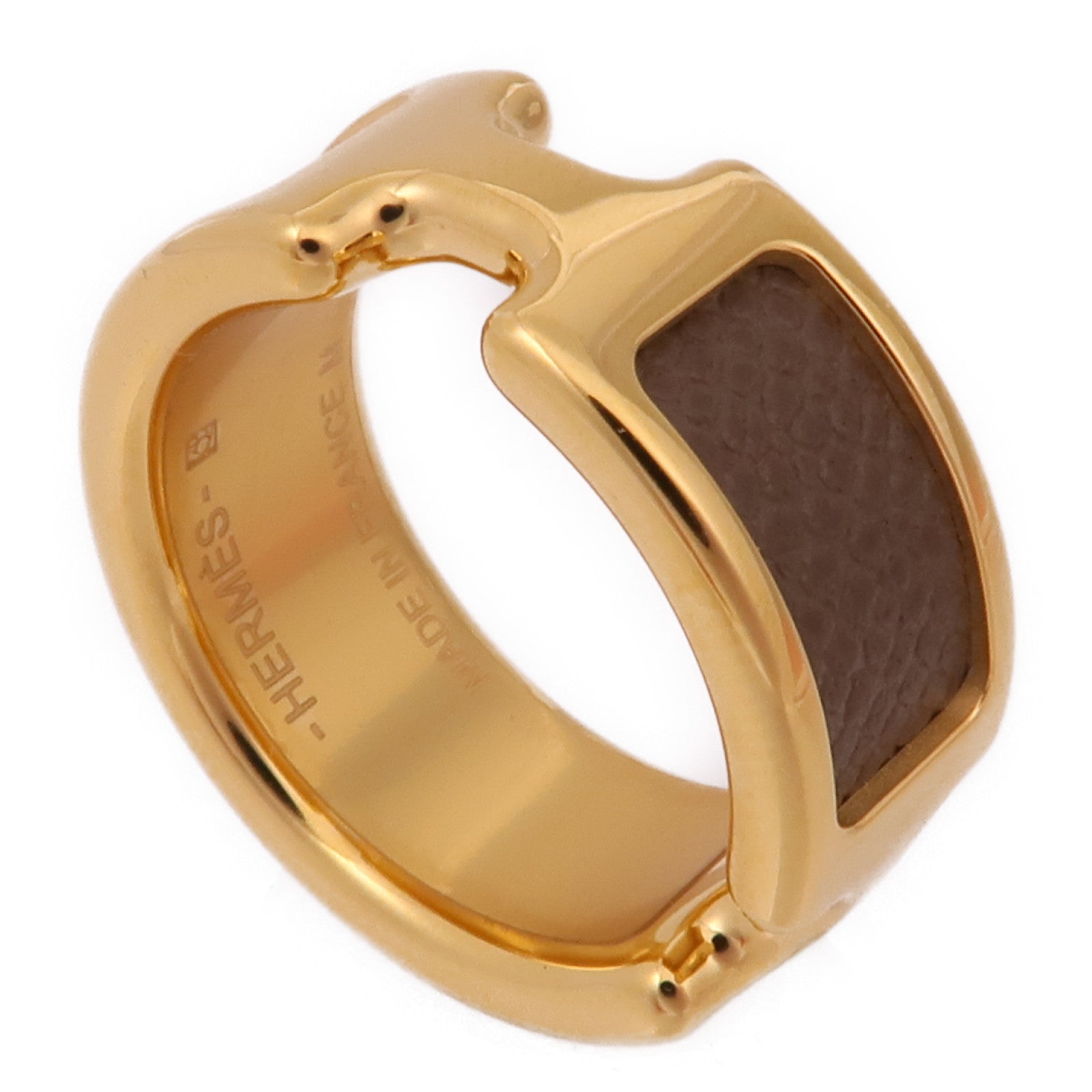 HERMES 金屬Olympe Ring戒指US#6.5 M