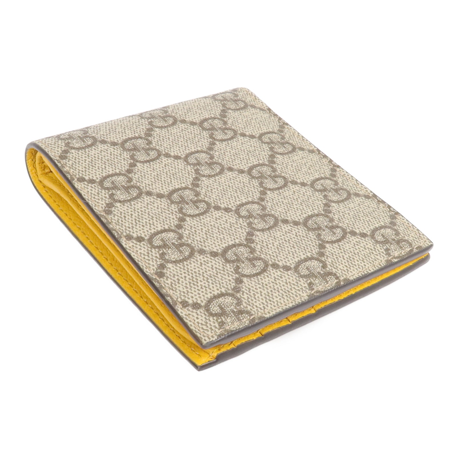 GUCCI 塗層帆布Wallet金扣錢包