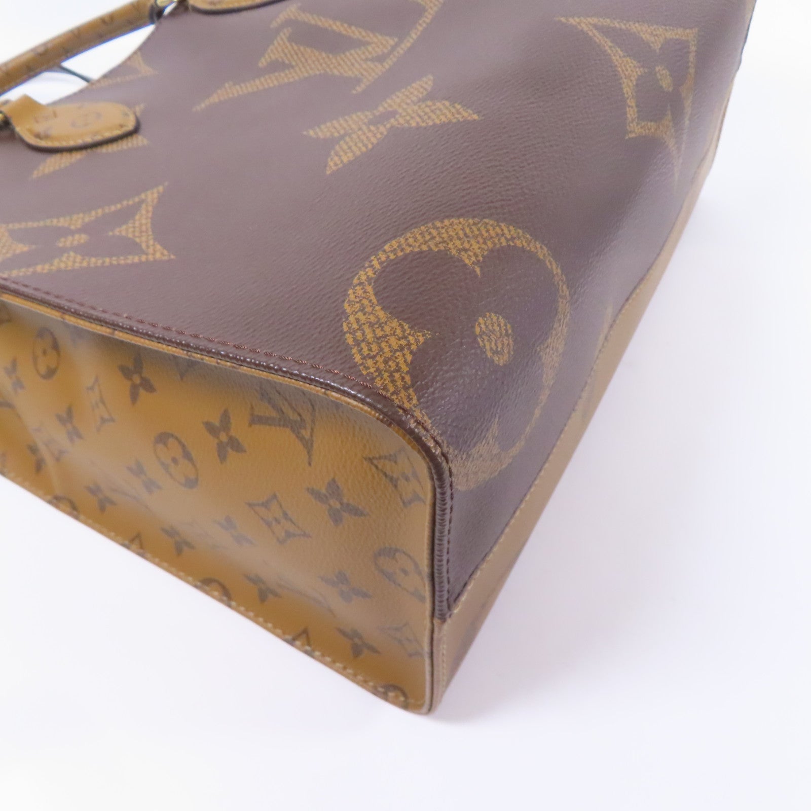 Louis Vuitton LV GHW On The Go MM 2way Shoulder Bag Monogram Giant Brown