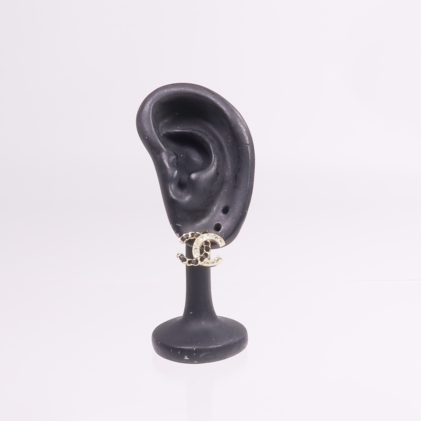 CHANEL 金屬/皮革Earrings耳環