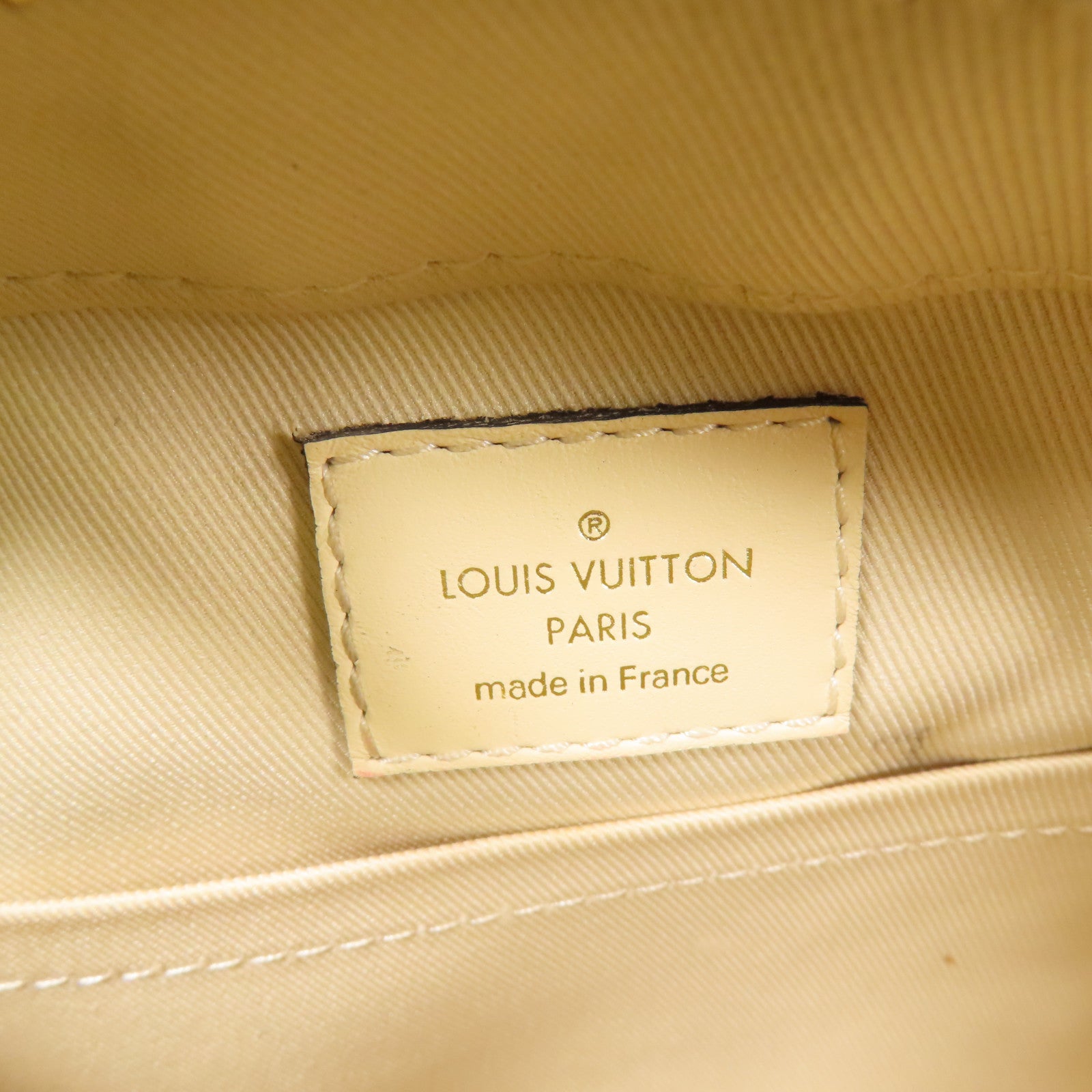 LOUIS VUITTON LV GHW Saintonge 2 Way Shoulder Bag M43555 Monogram Brown/White