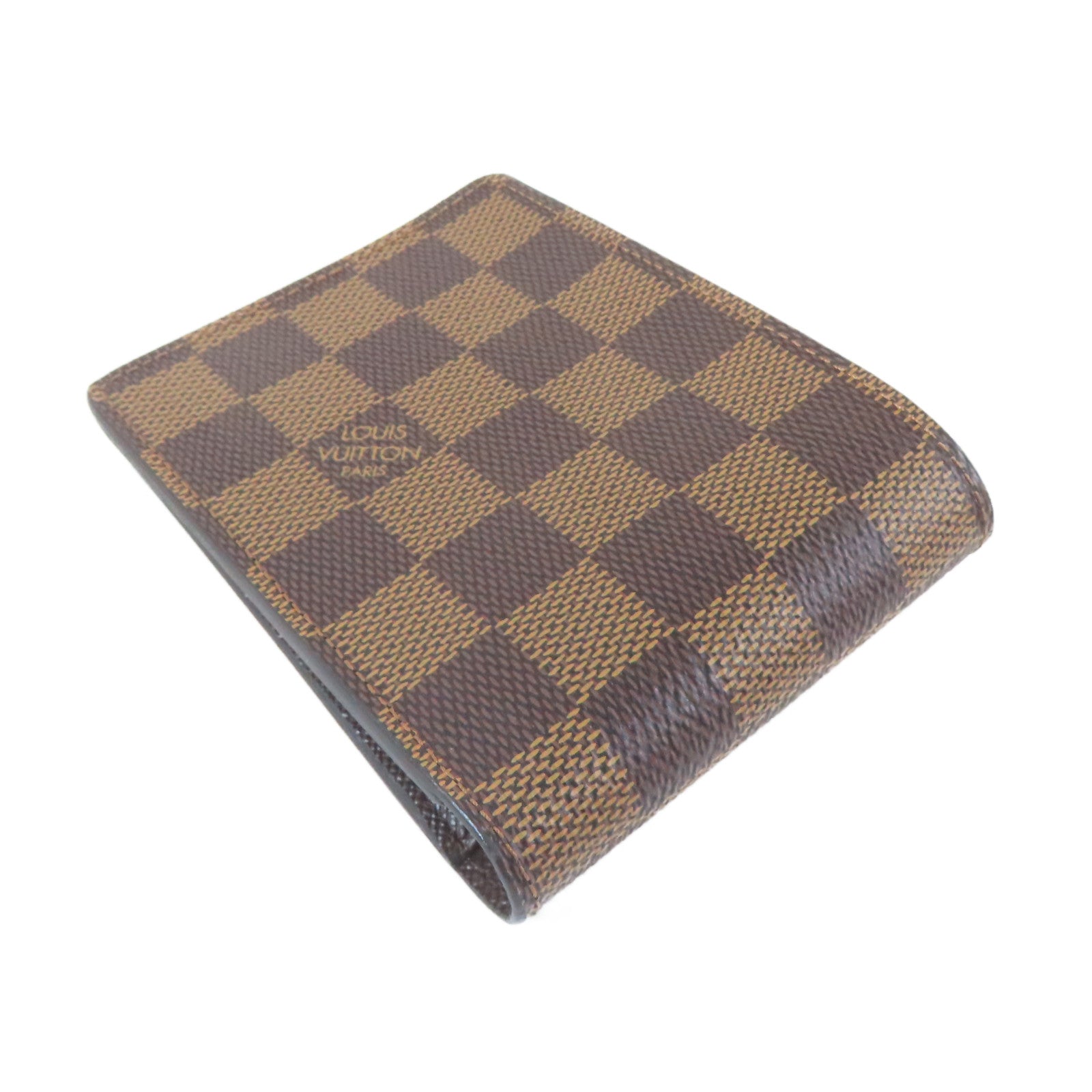 LOUIS VUITTON Damier Slender錢包啡色