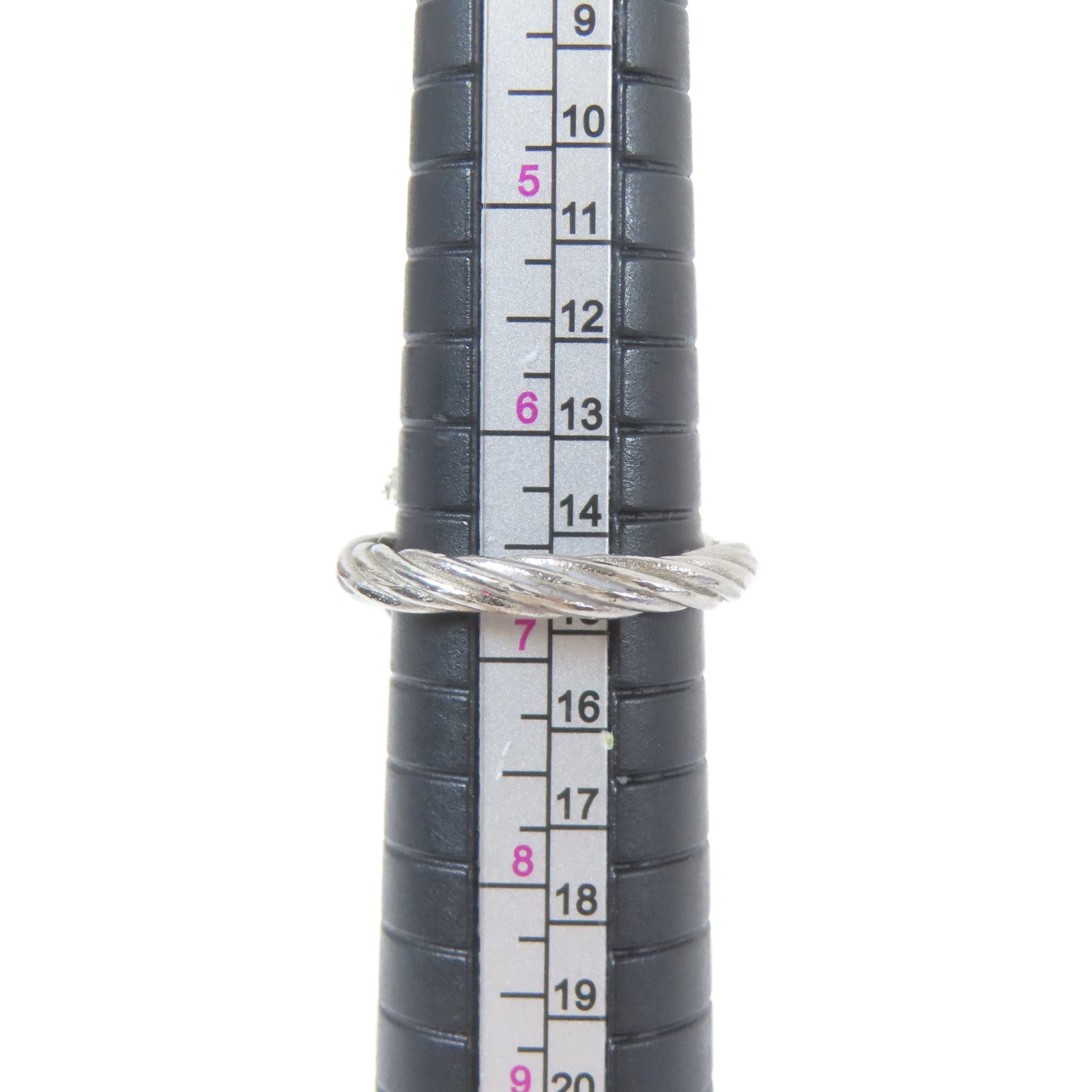 CHANEL 金屬Ring戒指銀色US#6.75