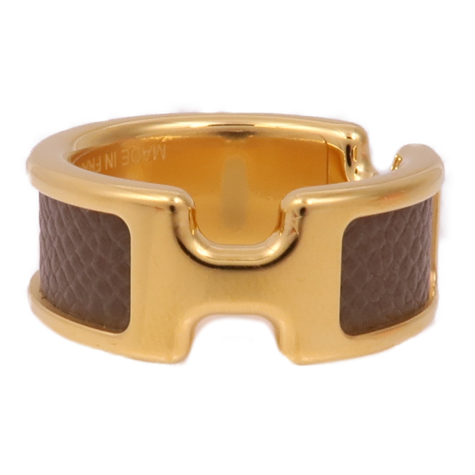 HERMES 金屬Olympe Ring戒指US#6.5 M