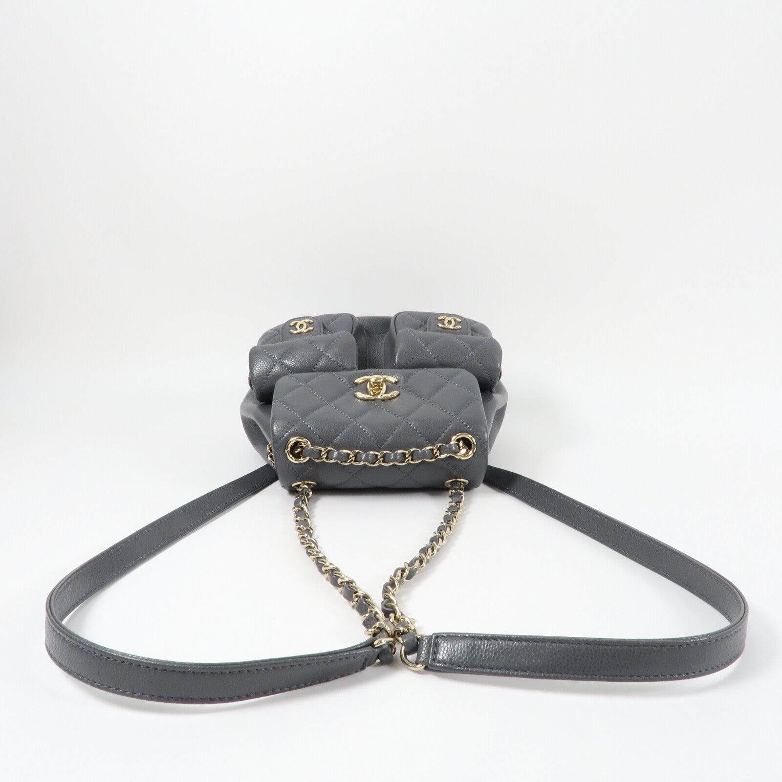 CHANEL Duma Backpack Mini鏈帶背包
