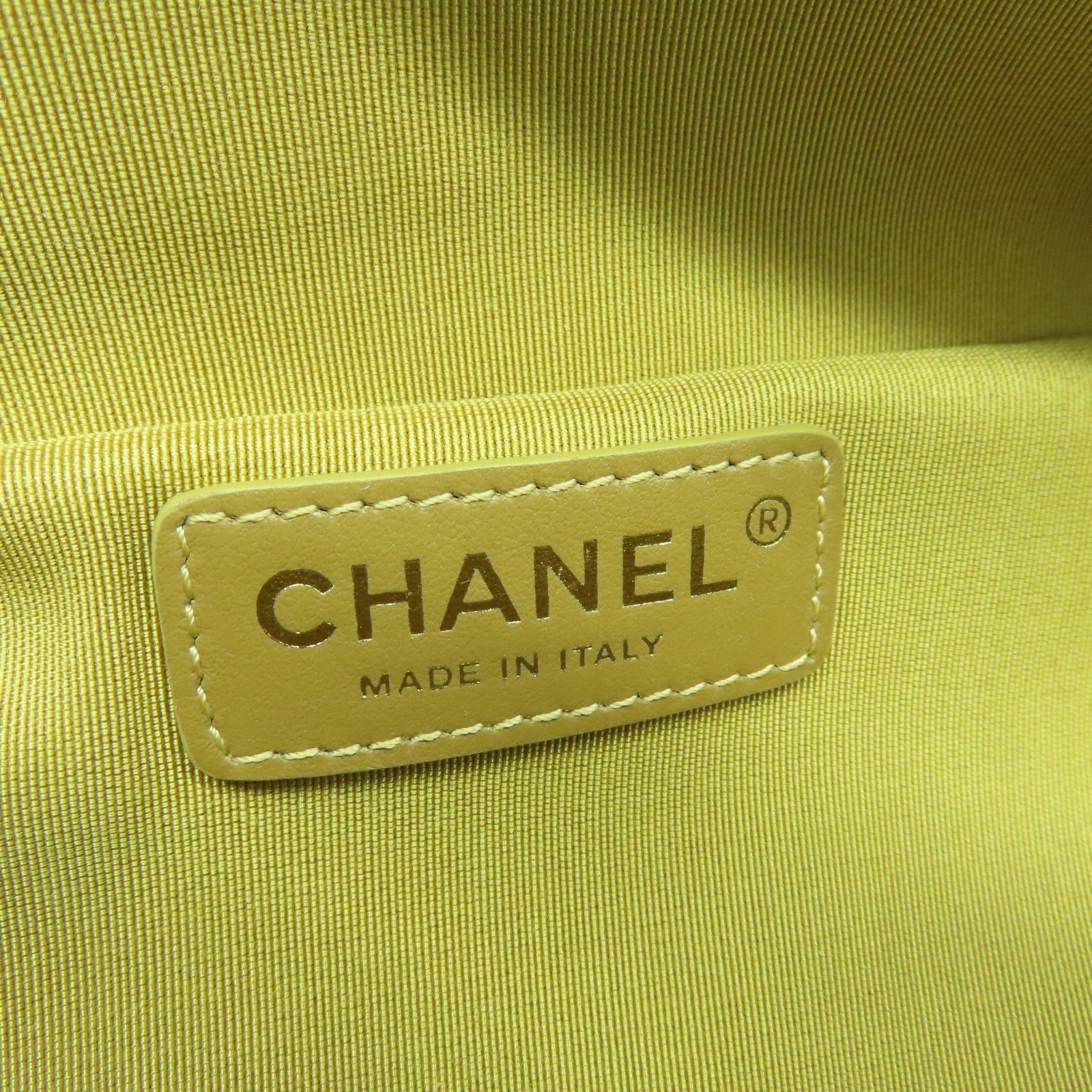 CHANEL 【激減優惠】菱格牛皮皮革Waist Bag金扣腰包金色
