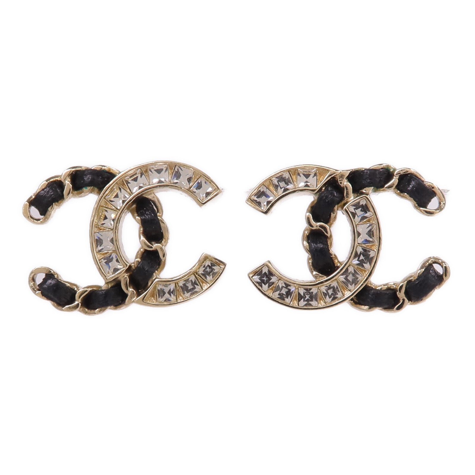 CHANEL 金屬/皮革Earrings耳環