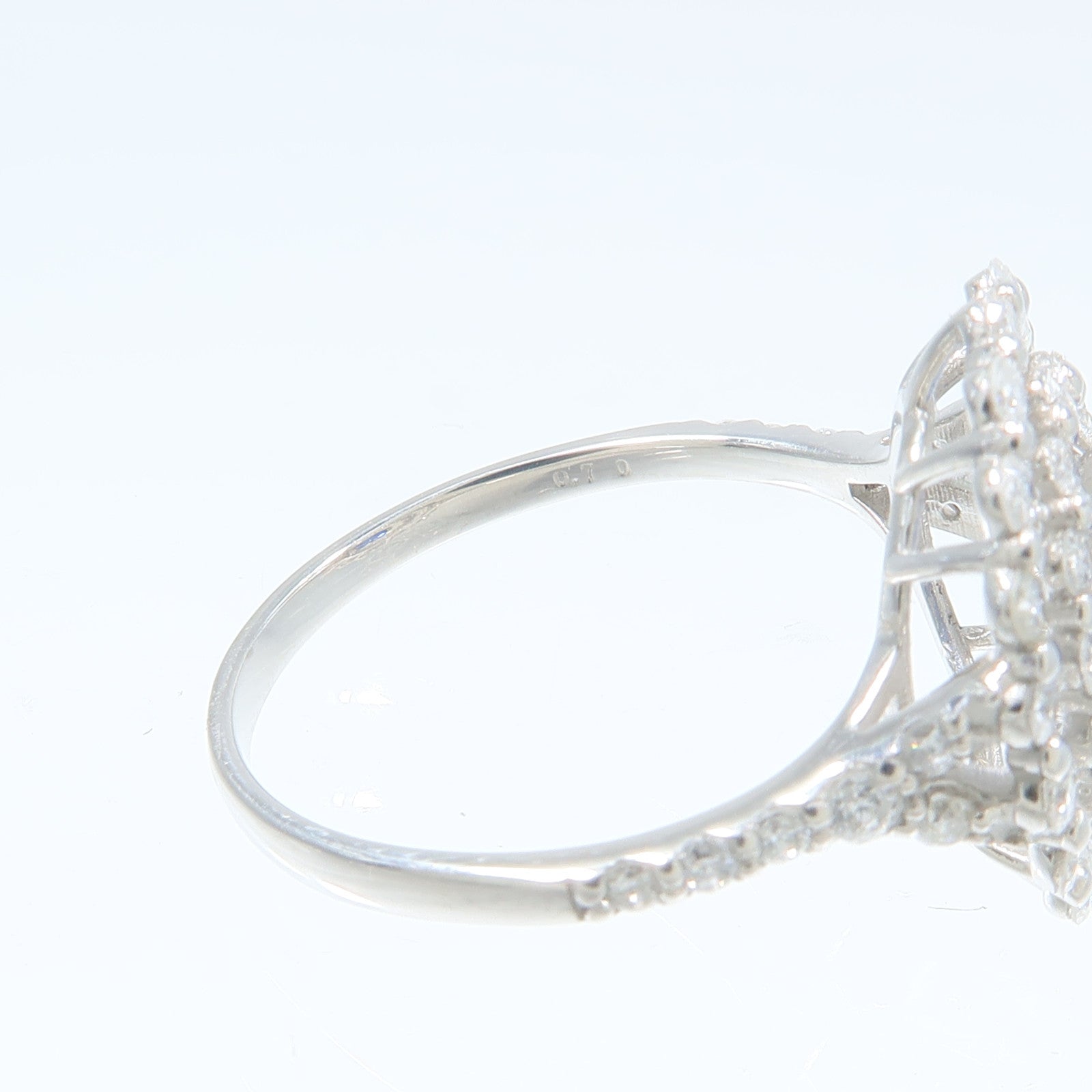 JEWELRY PT950鉑金Sapphire Diamond Ring藍寶石/鑽石戒指