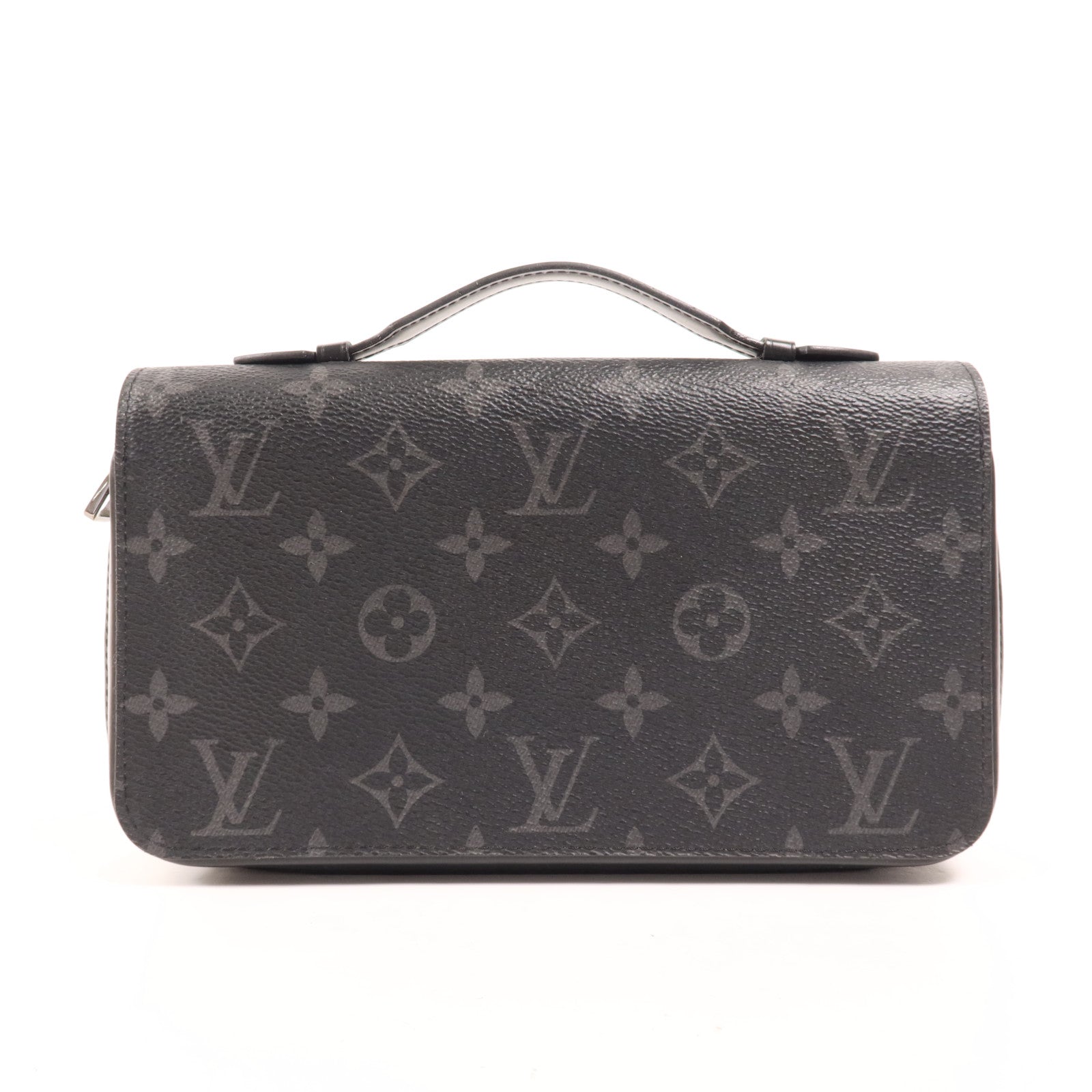 LOUIS VUITTON Monogram Eclipse Zippy XL Wallet銀扣長錢包