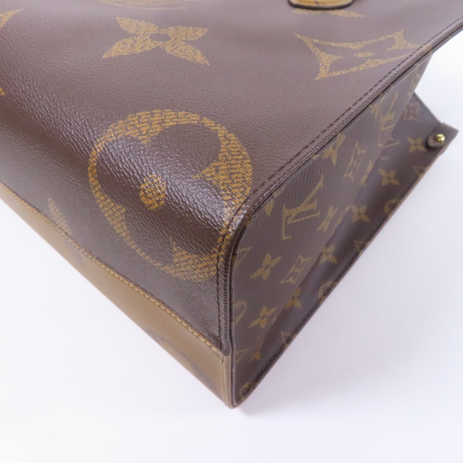 Louis Vuitton LV GHW On The Go MM 2way Shoulder Bag Monogram Giant Brown