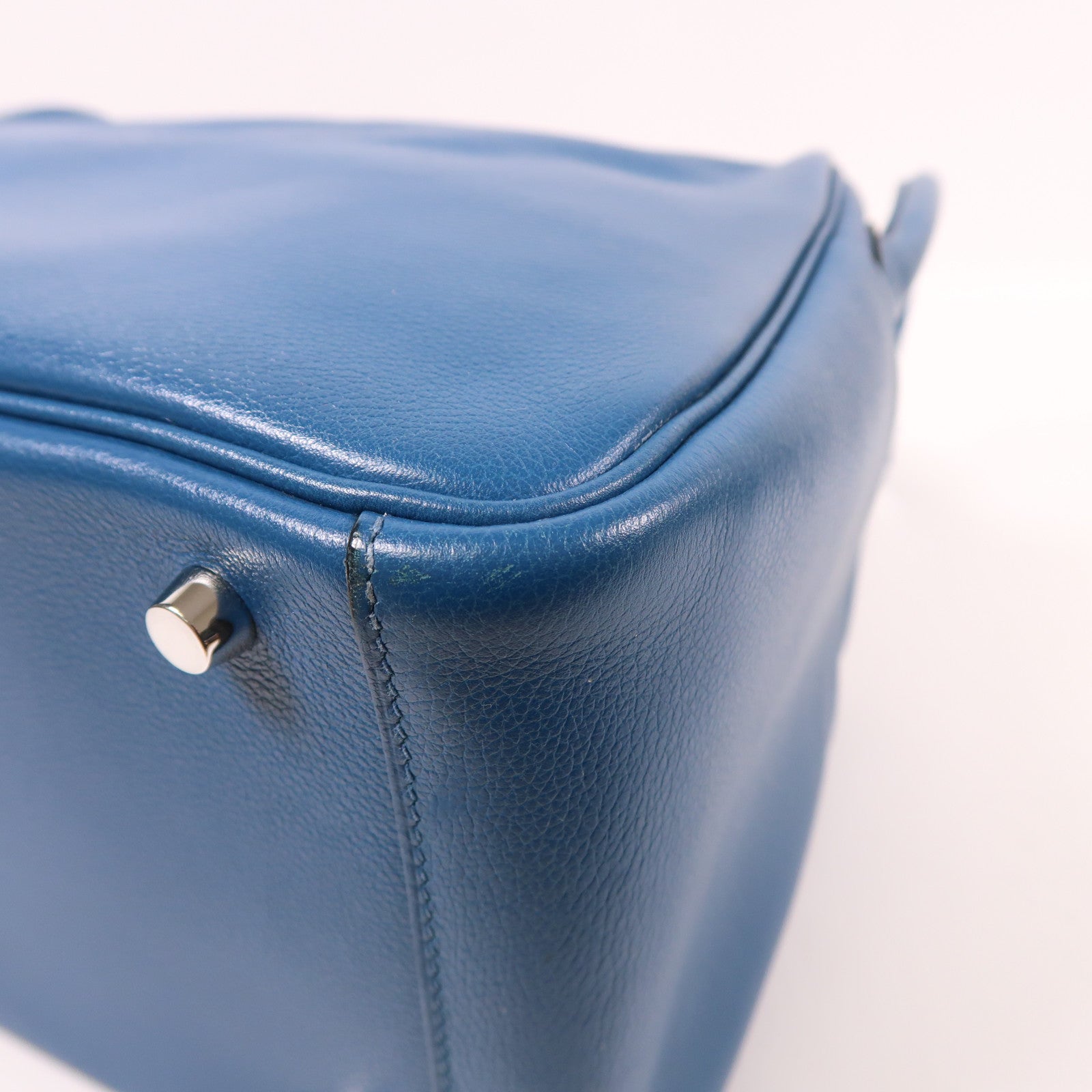 HERMES PHW Lindy 30 2 Way Shoulder Bag Evercolor Leather Colvert