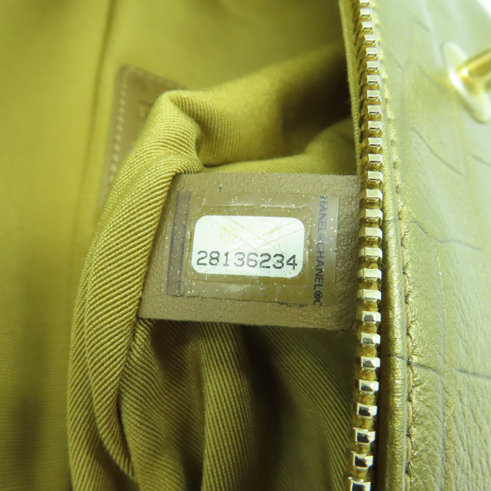 CHANEL 【激減優惠】菱格牛皮皮革Waist Bag金扣腰包金色