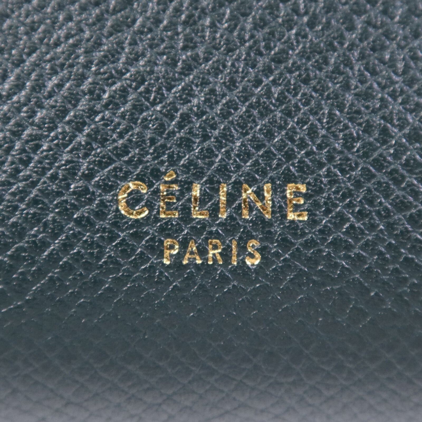 CELINE 牛皮皮革Micro Belt Bag金扣手挽肩背兩用袋