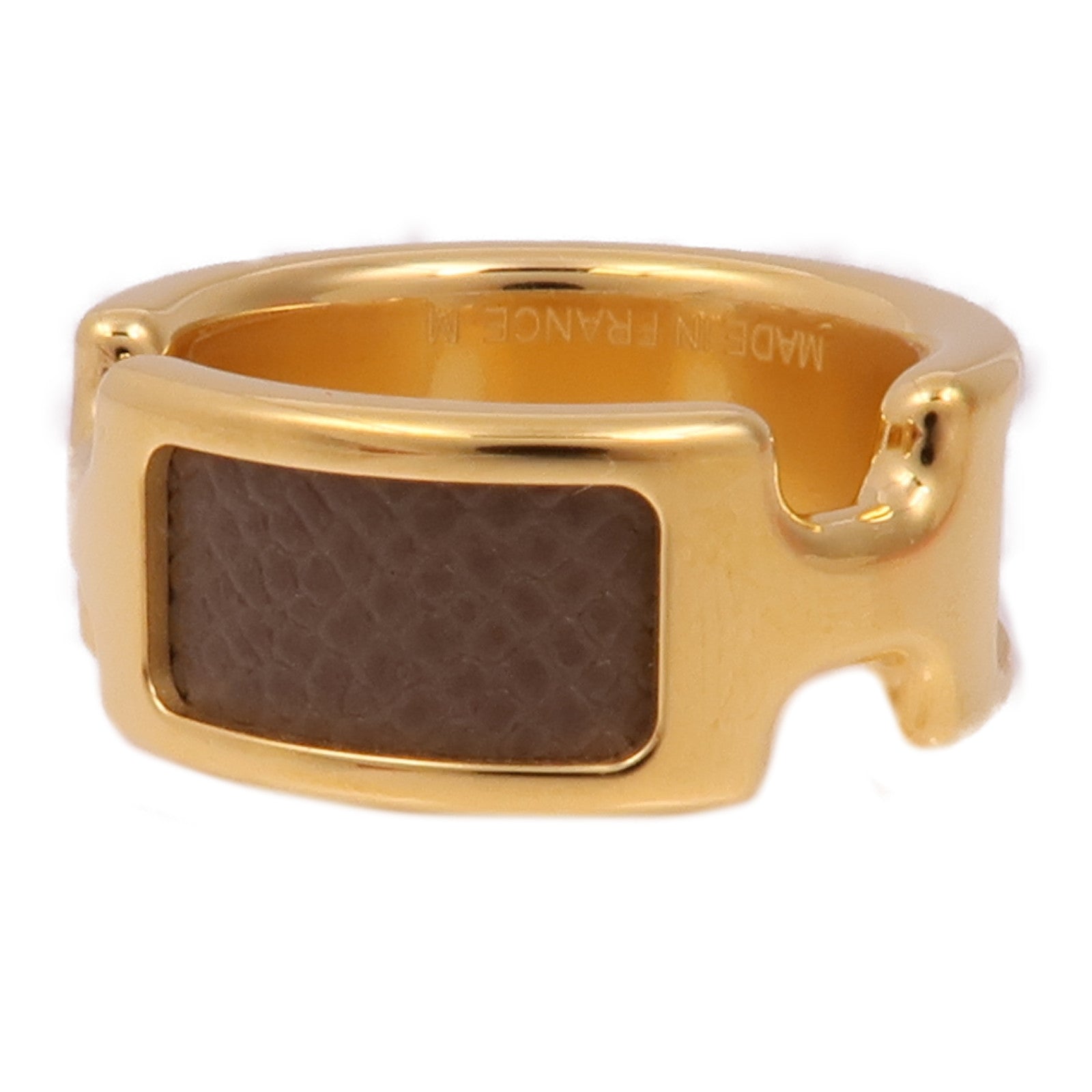 HERMES 金屬Olympe Ring戒指US#6.5 M