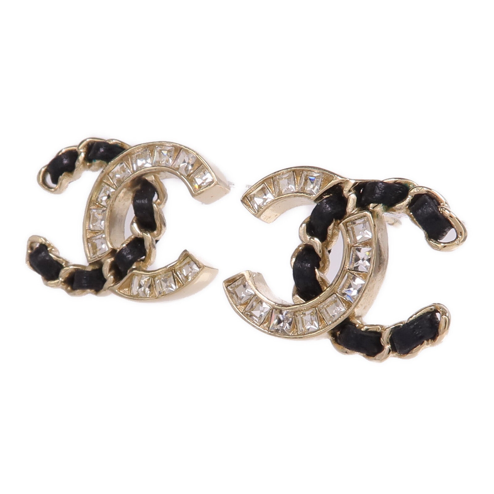 CHANEL 金屬/皮革Earrings耳環