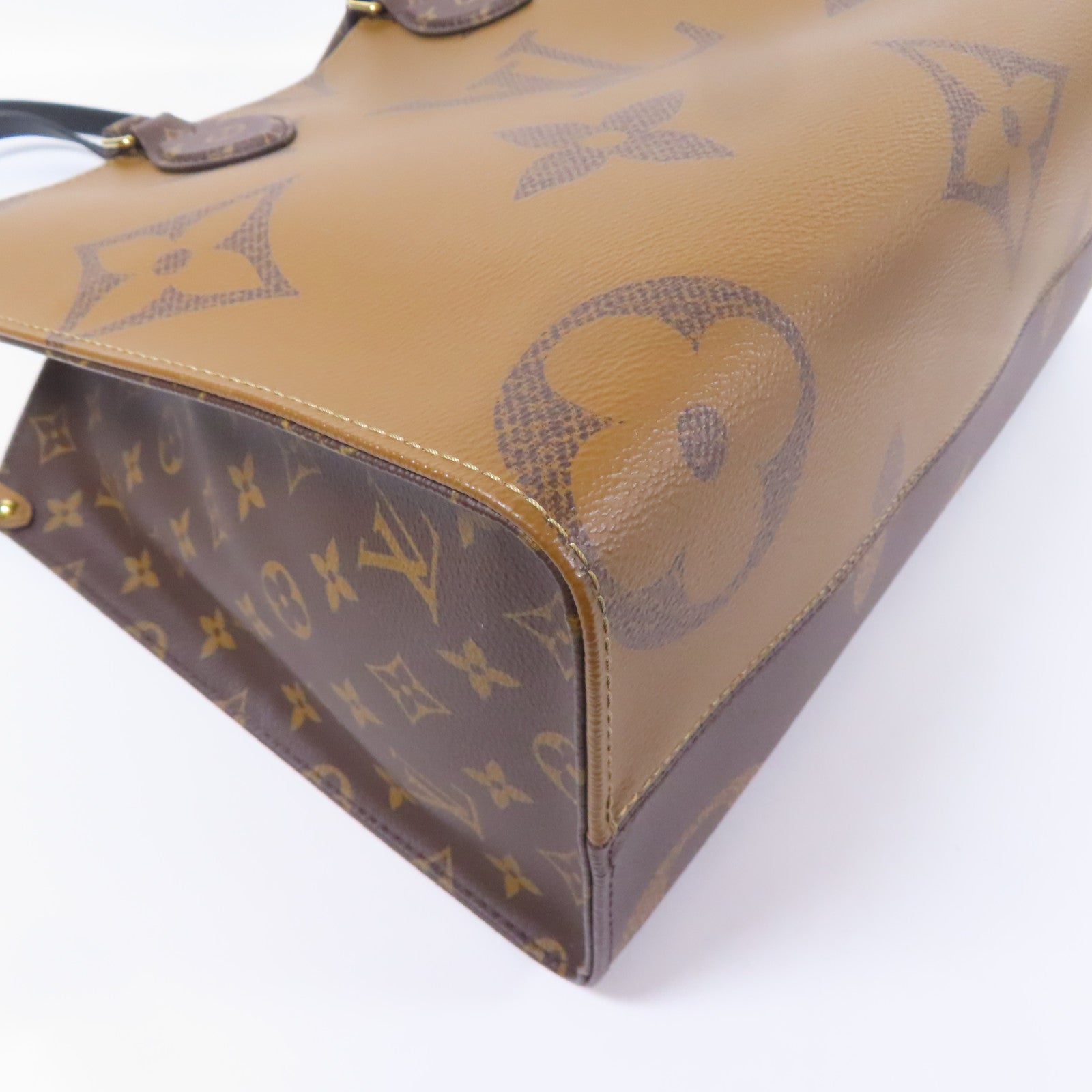 Louis Vuitton LV GHW On The Go MM 2way Shoulder Bag Monogram Giant Brown